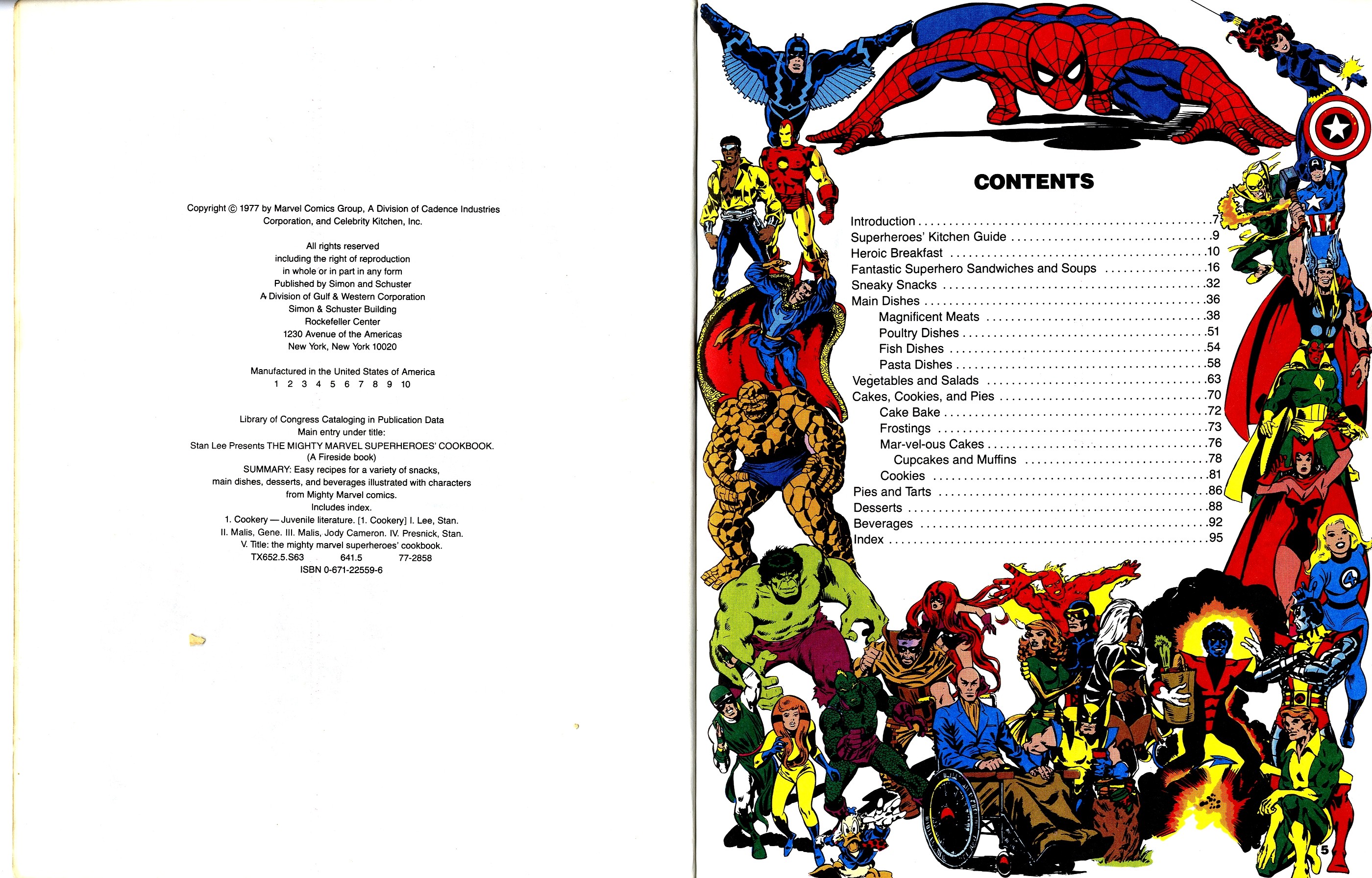 Read online The Mighty Marvel Superheroes' Cookbook comic -  Issue # Full - 4