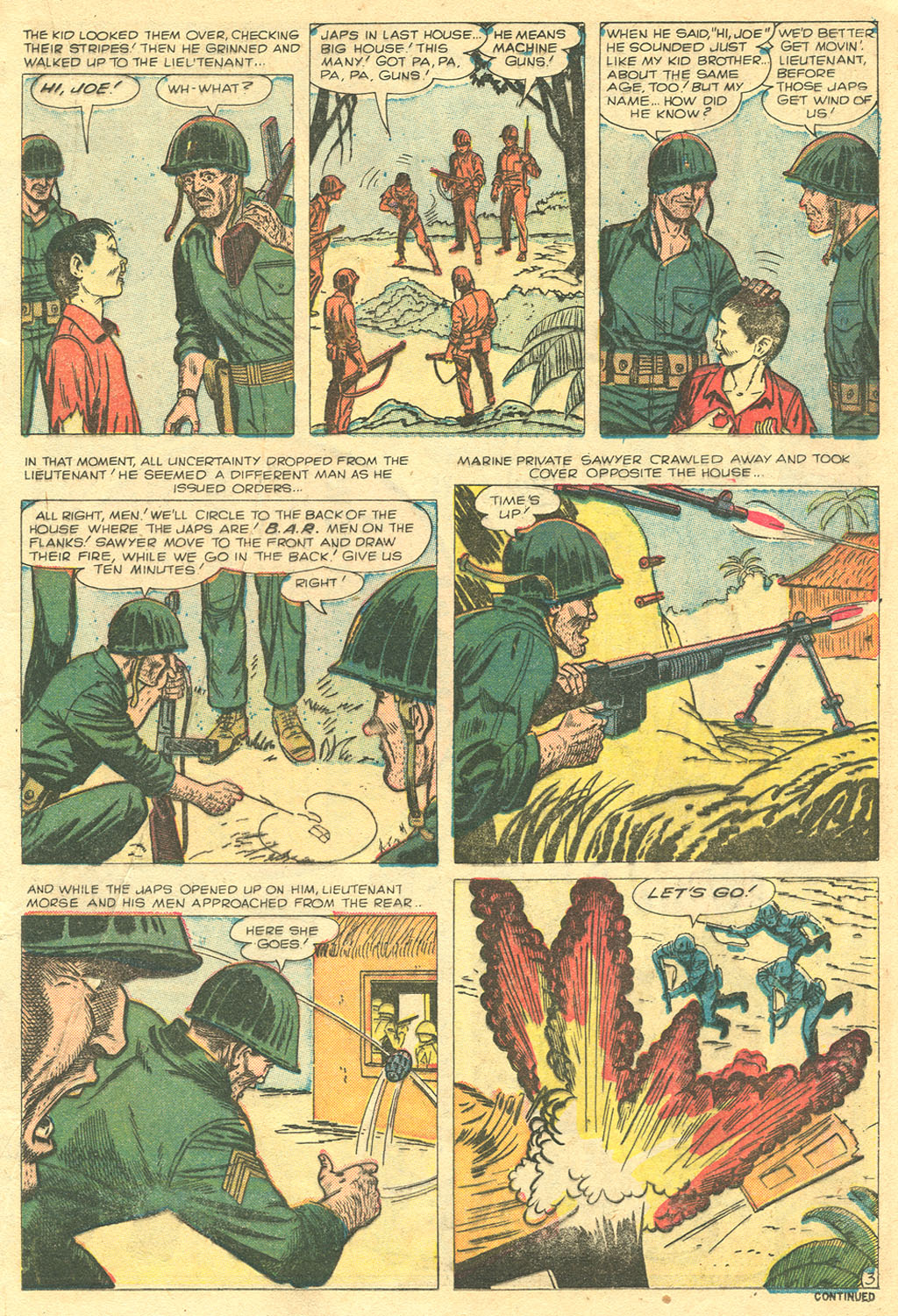 Read online Marines in Battle comic -  Issue #21 - 17