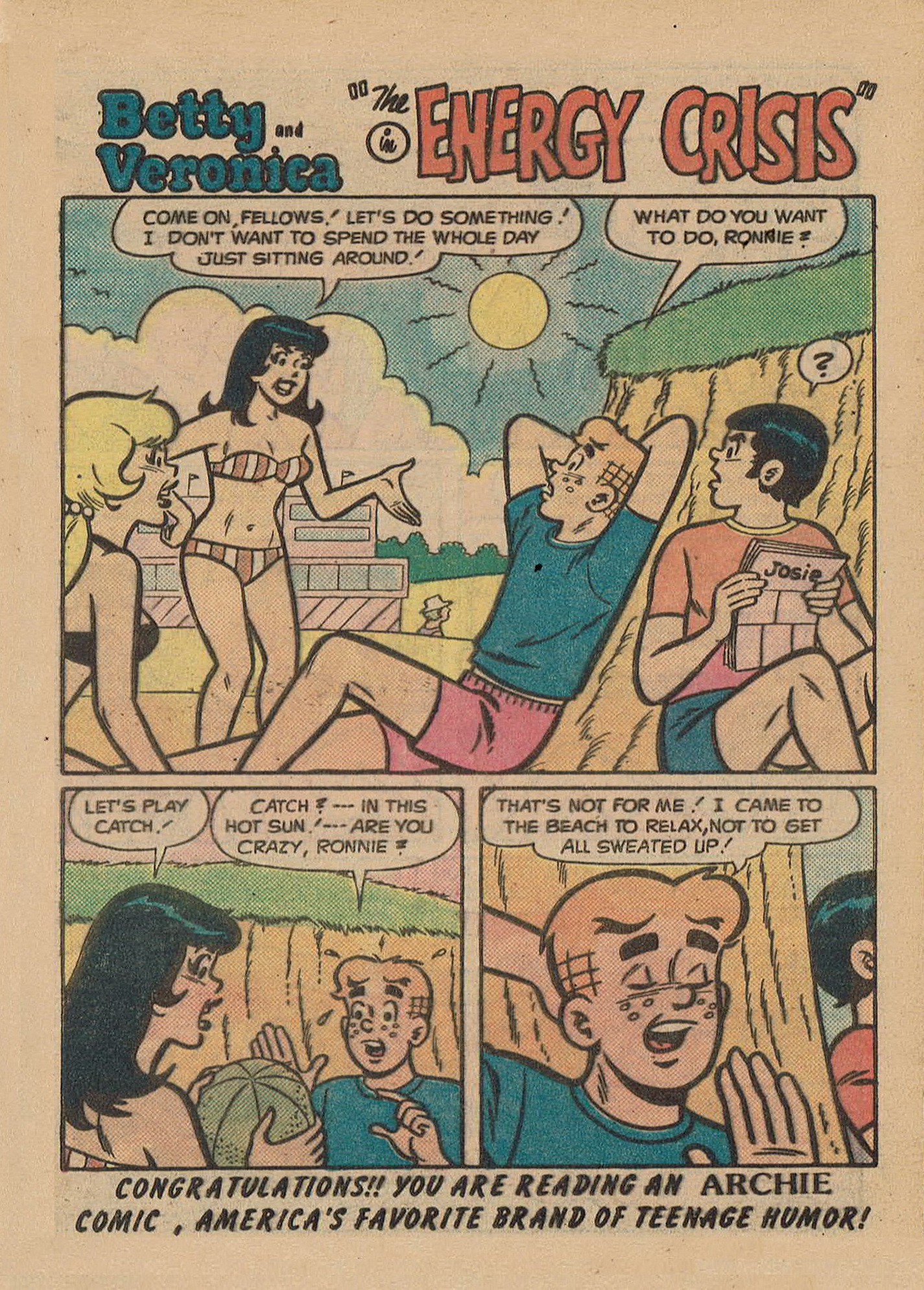 Read online Betty and Veronica Digest Magazine comic -  Issue #9 - 57