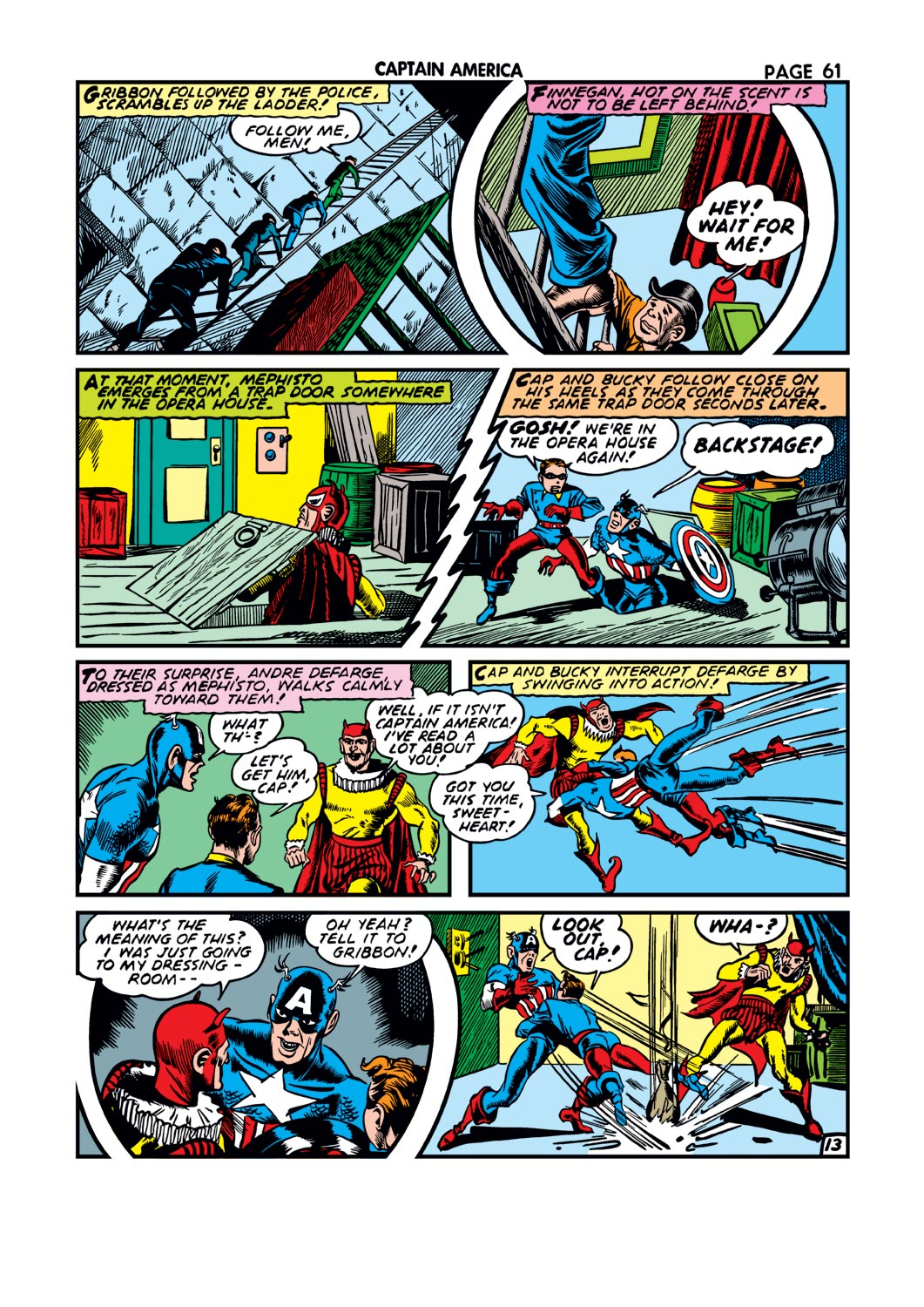 Read online Captain America Comics comic -  Issue #11 - 62