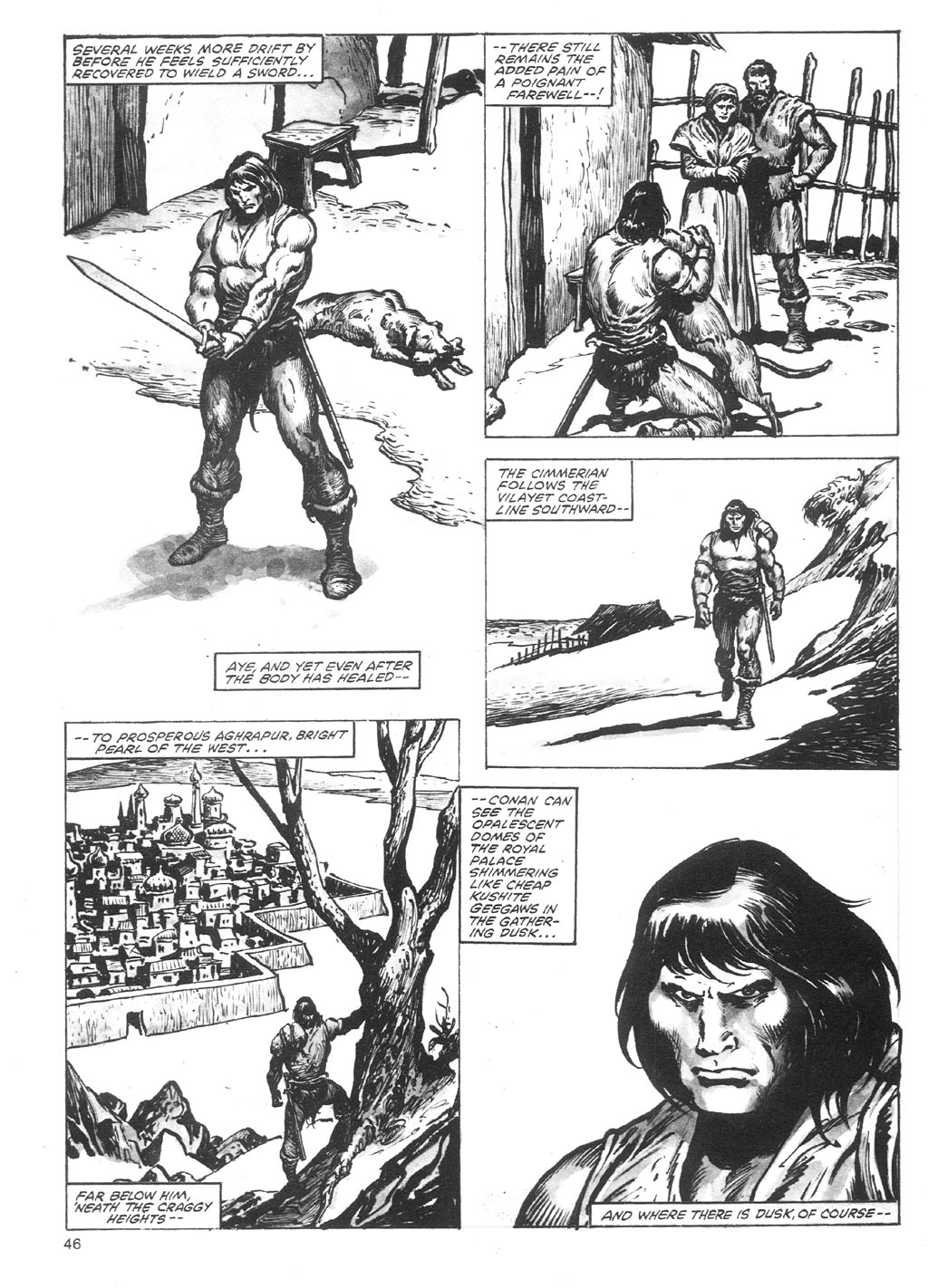 Read online The Savage Sword Of Conan comic -  Issue #87 - 46