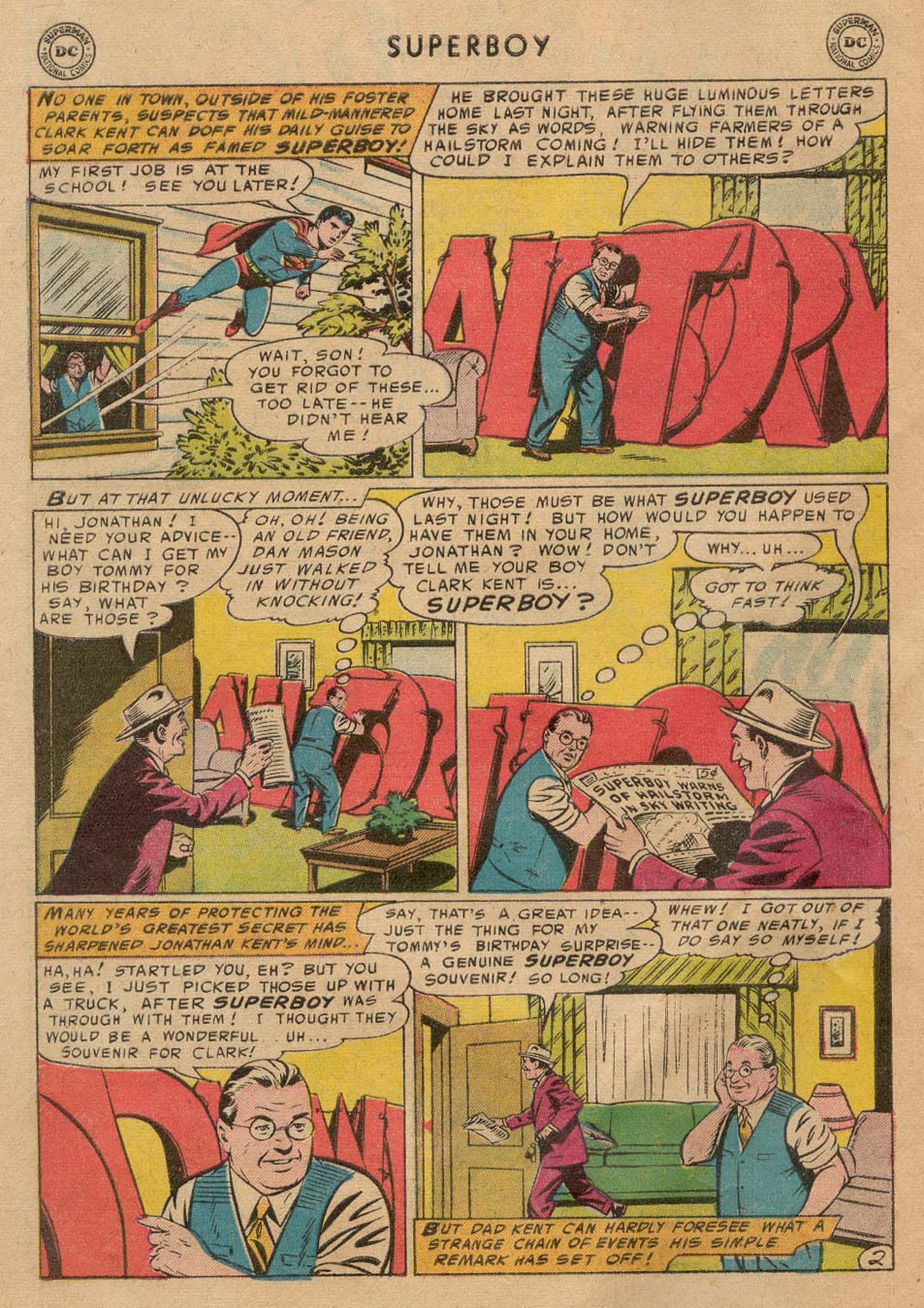 Superboy (1949) 43 Page 2