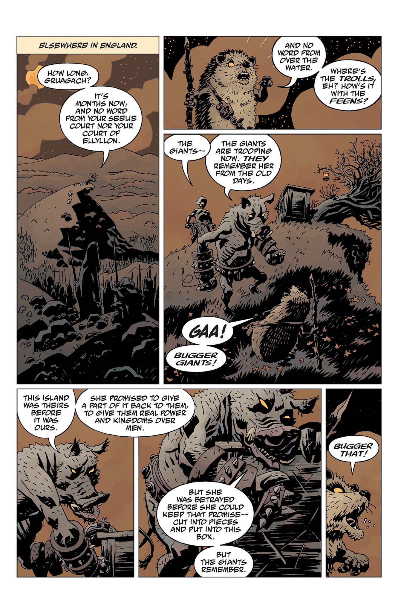 Read online Hellboy: The Wild Hunt comic -  Issue # TPB - 25