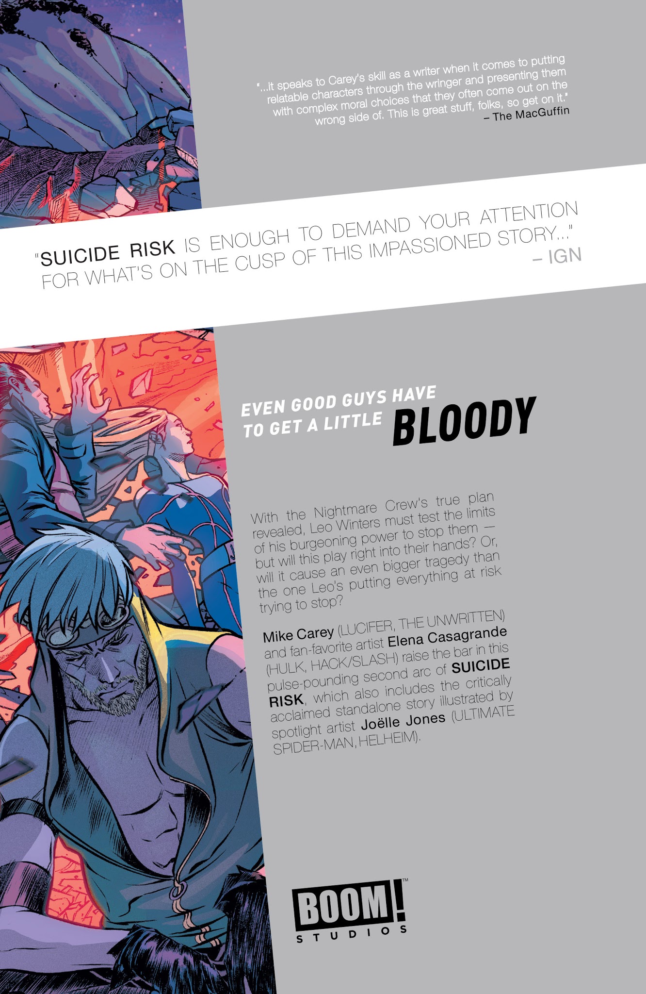 Read online Suicide Risk comic -  Issue # _TPB 2 - 138