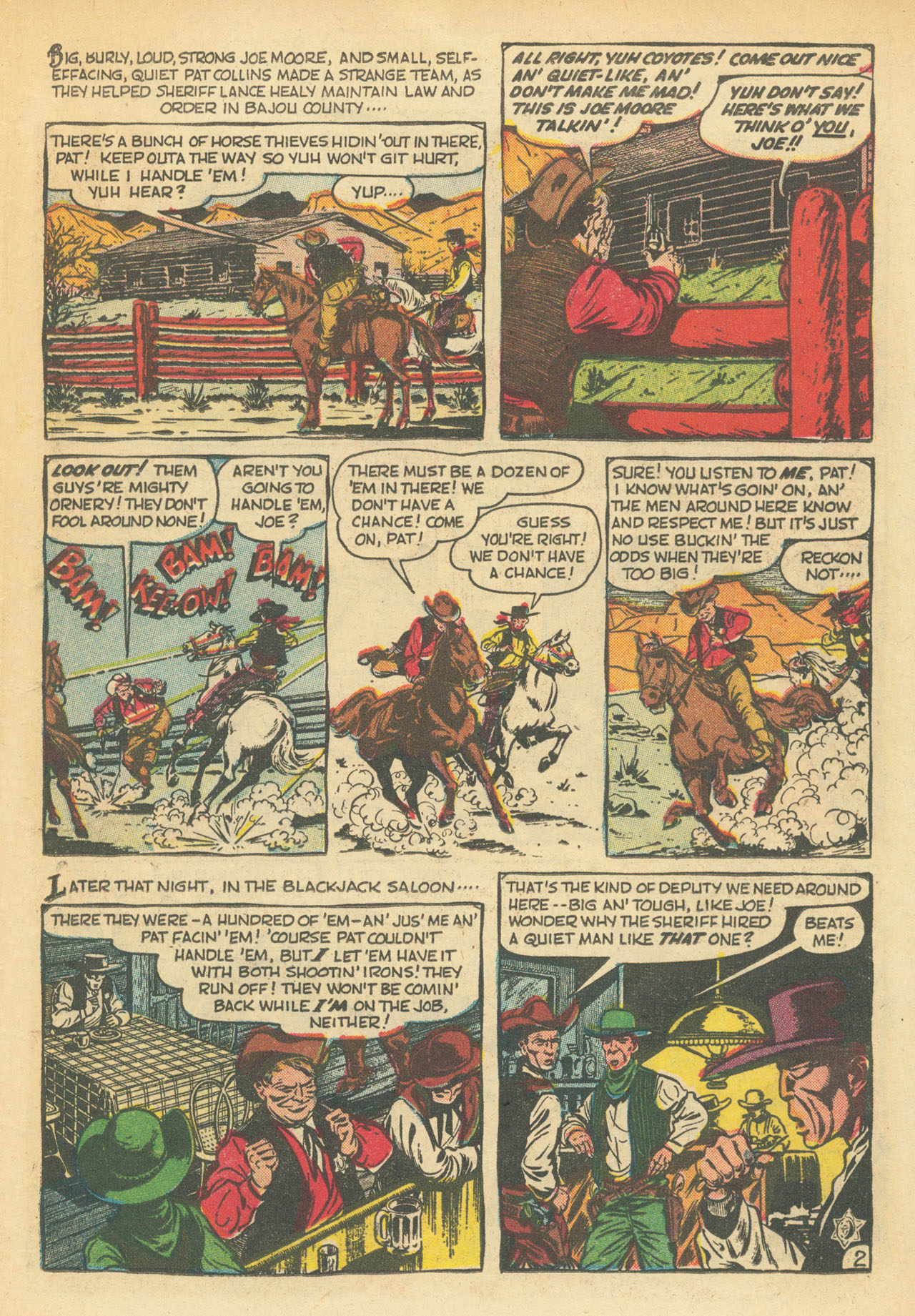 Read online Western Outlaws (1954) comic -  Issue #9 - 11