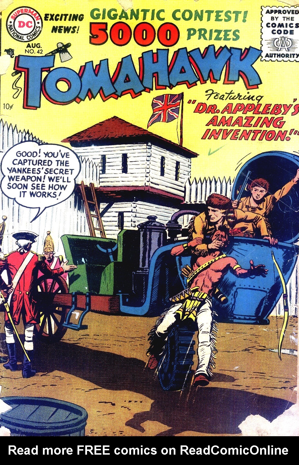 Read online Tomahawk comic -  Issue #42 - 1