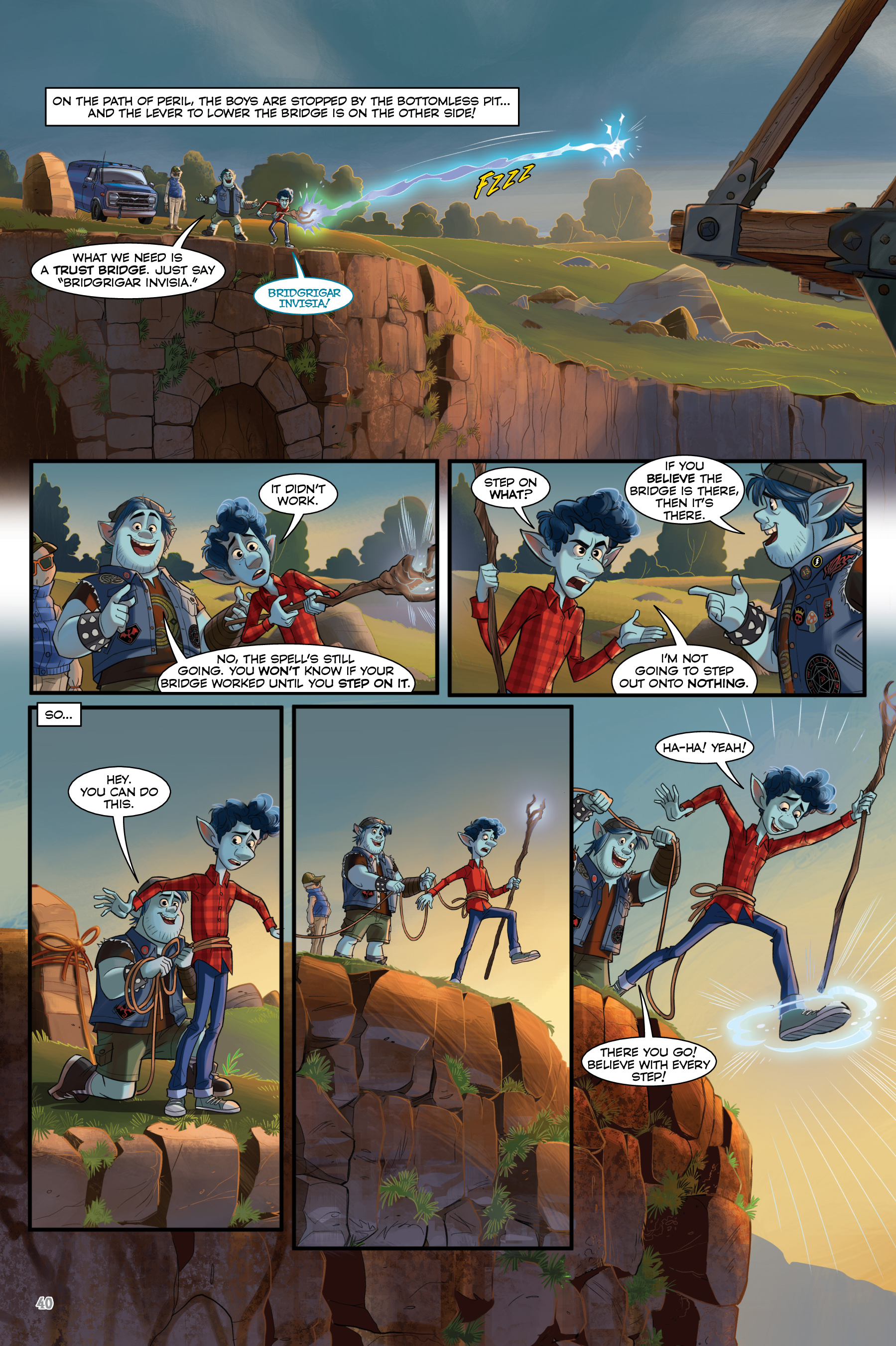 Read online Onward: The Story of the Movie in Comics comic -  Issue # TPB - 41