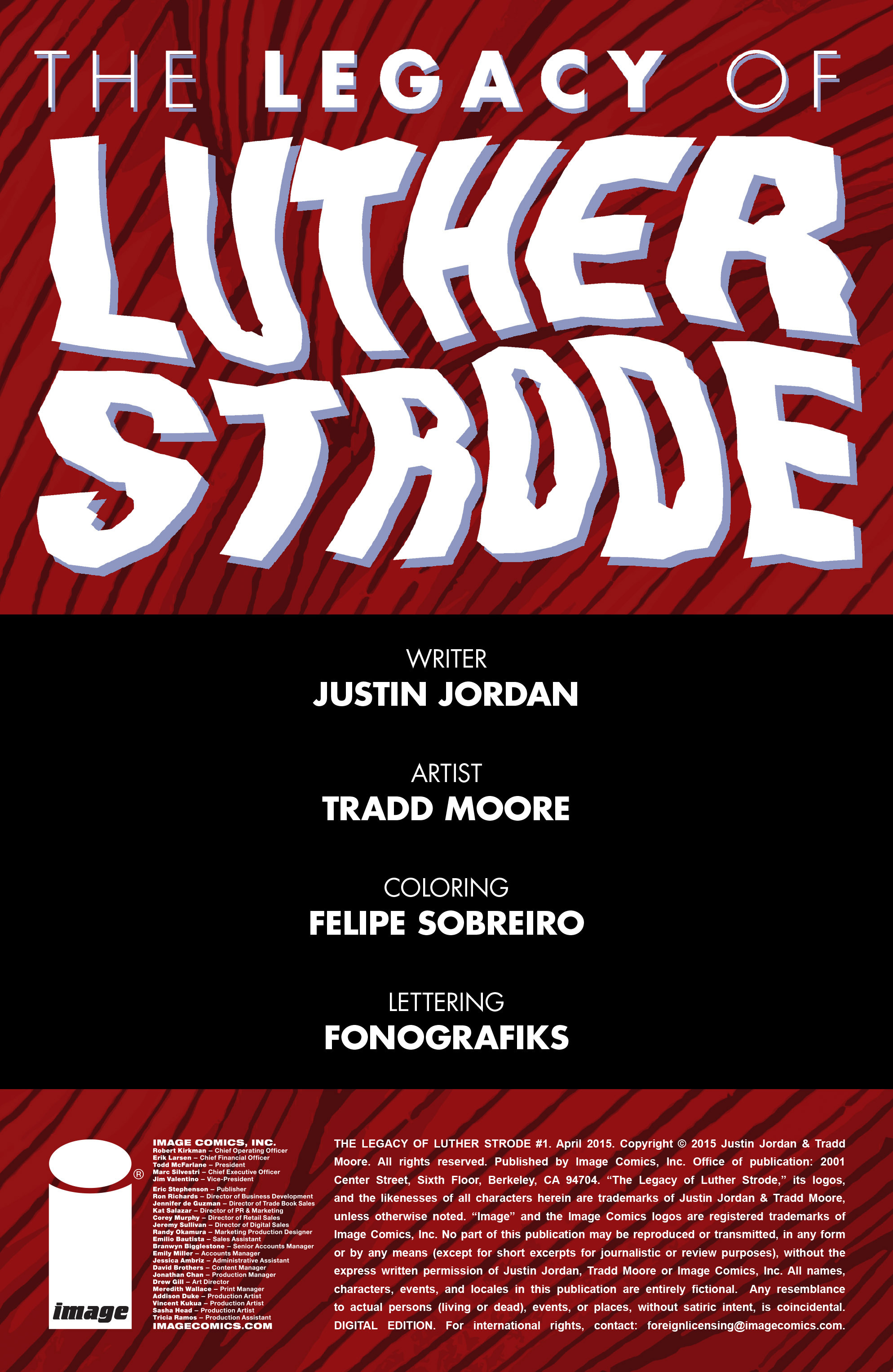 Read online The Legacy of Luther Strode comic -  Issue #1 - 2