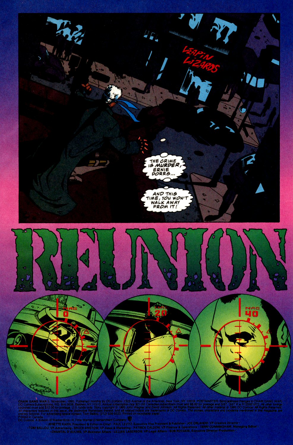 Read online Chain Gang War comic -  Issue #5 - 2