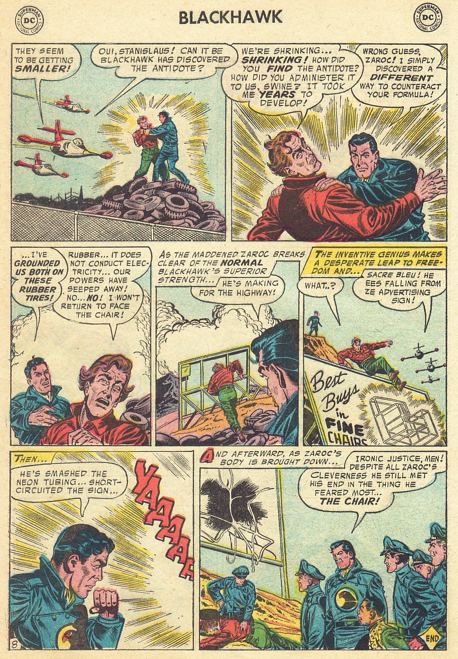 Read online Blackhawk (1957) comic -  Issue #110 - 32