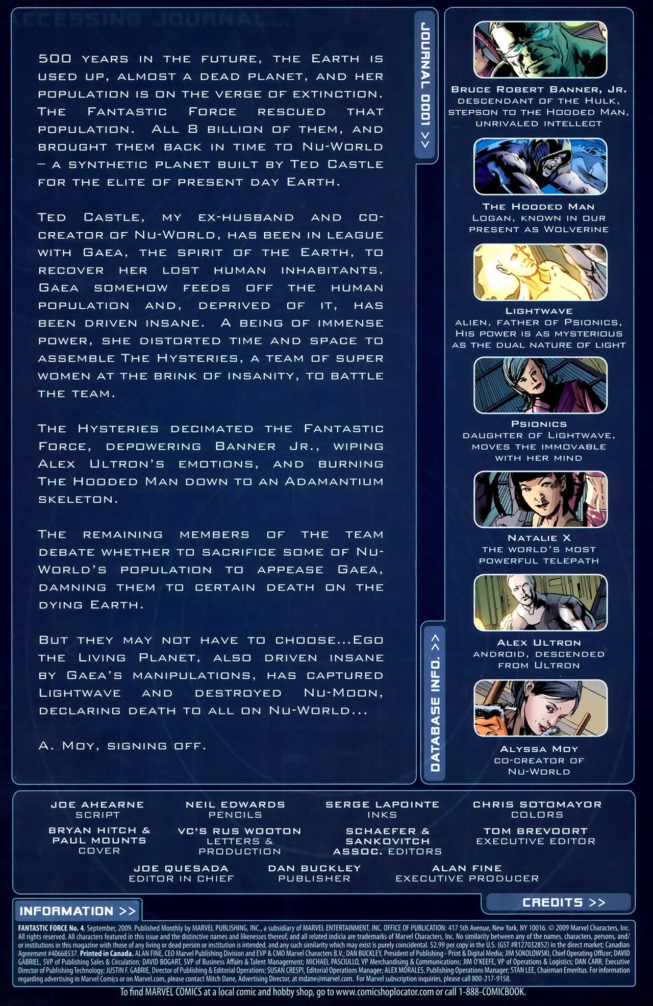 Read online Fantastic Force (2009) comic -  Issue #4 - 2