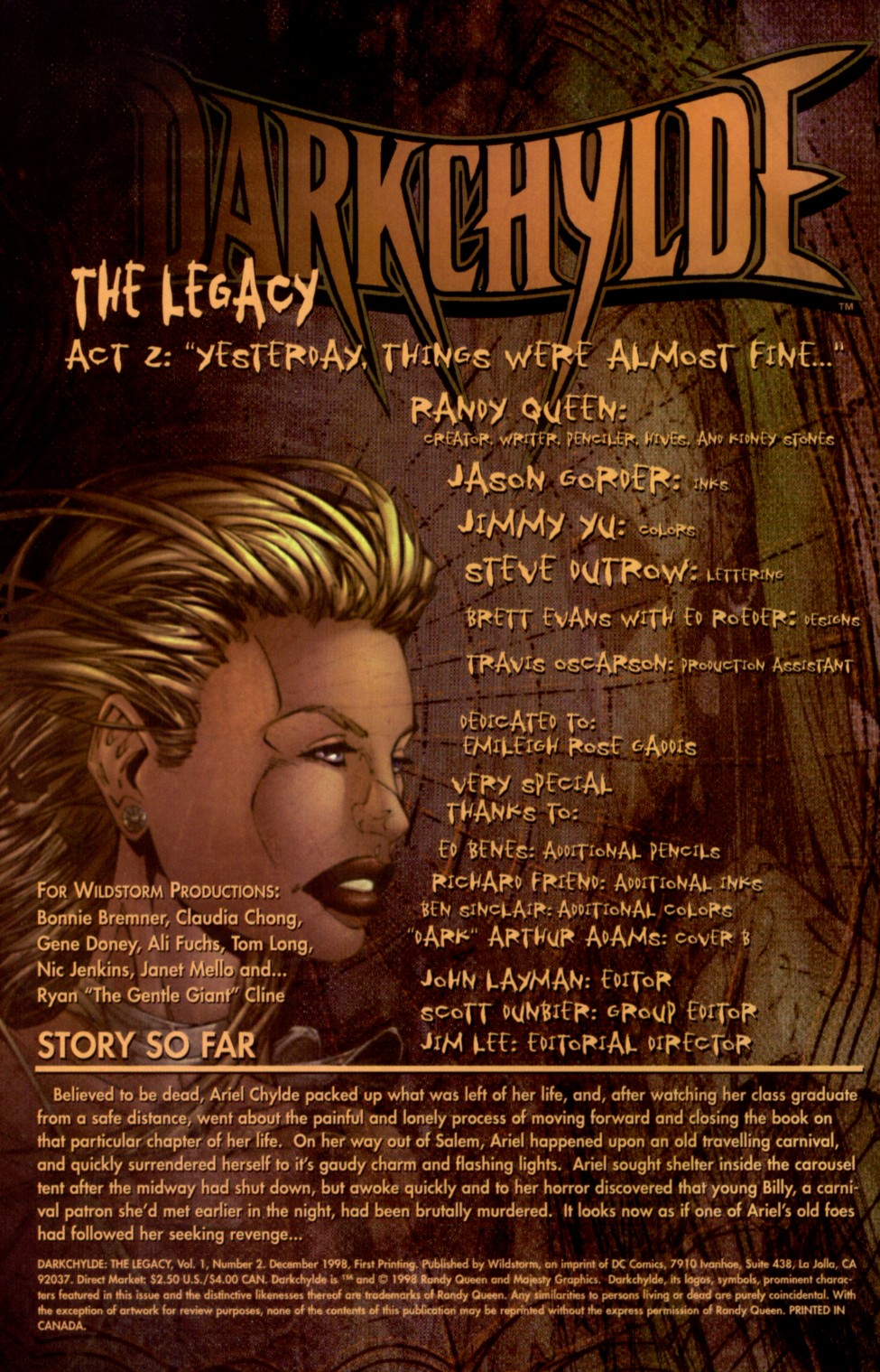 Read online Darkchylde: The Legacy comic -  Issue #2 - 3