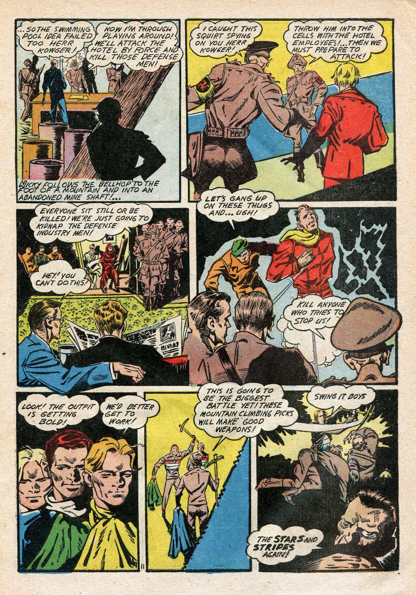 Read online Stars and Stripes Comics comic -  Issue #6 - 12