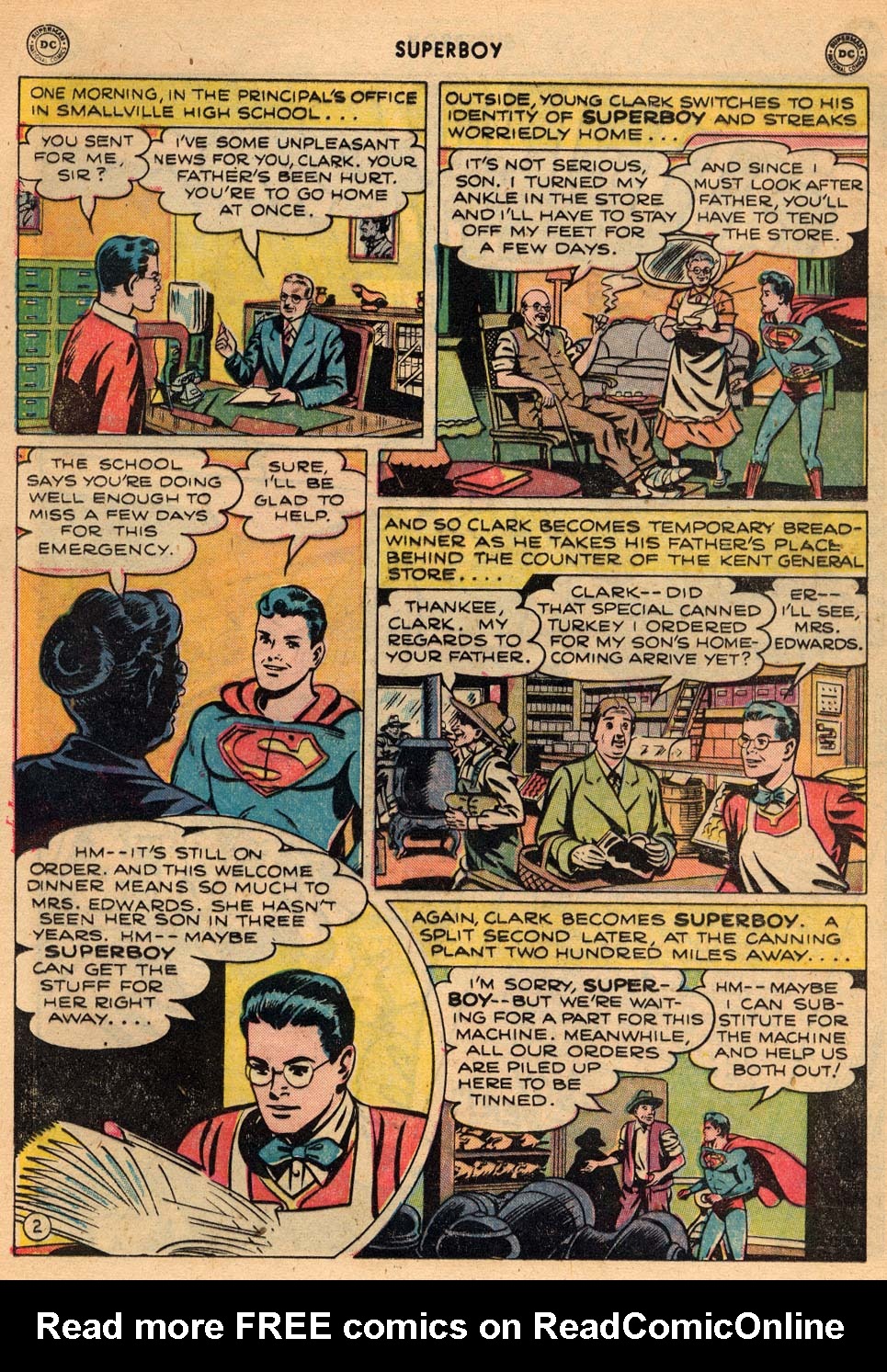 Read online Superboy (1949) comic -  Issue #6 - 13