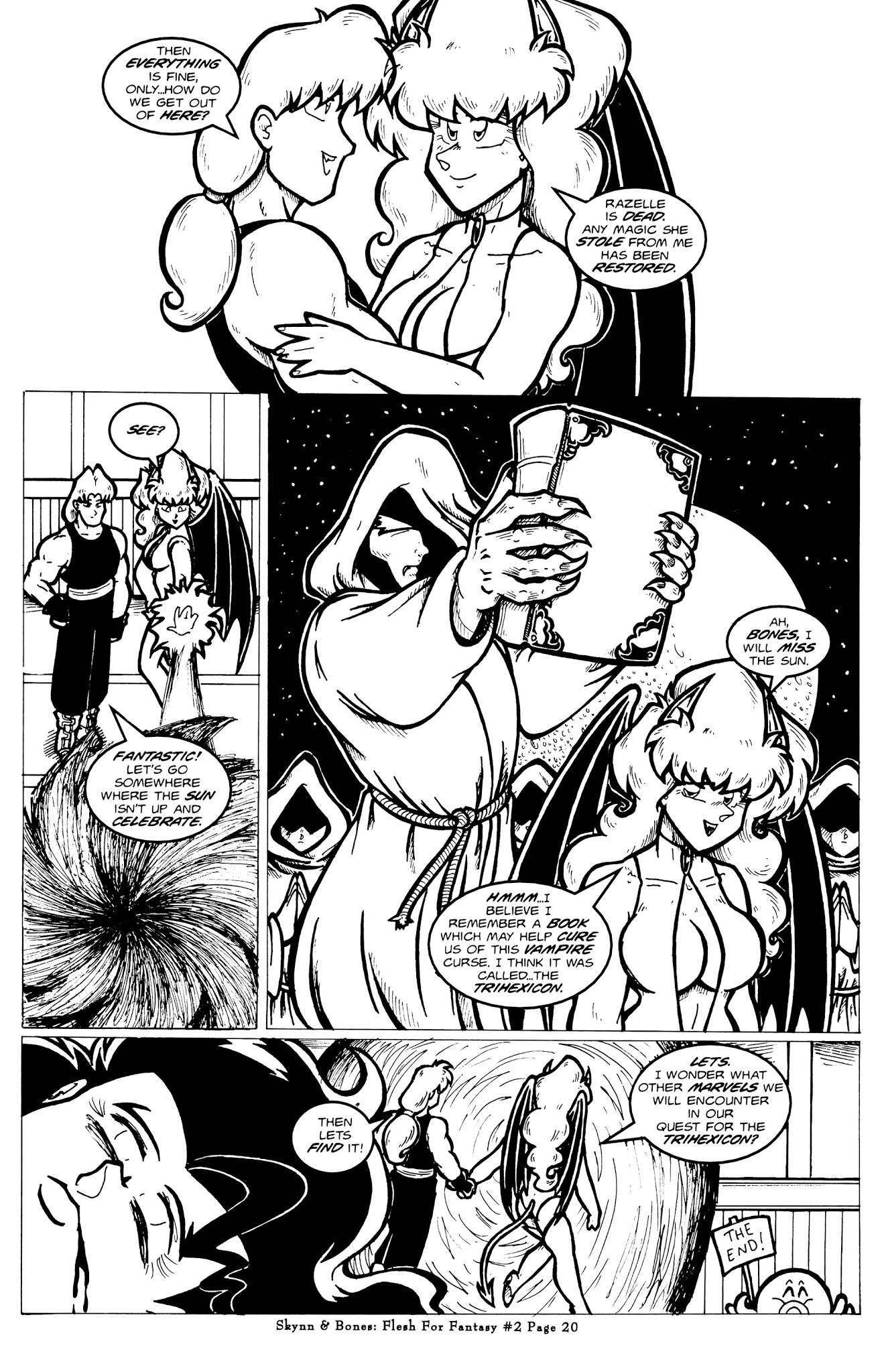 Read online Skynn & Bones: Flesh for Fantasy comic -  Issue #2 - 22