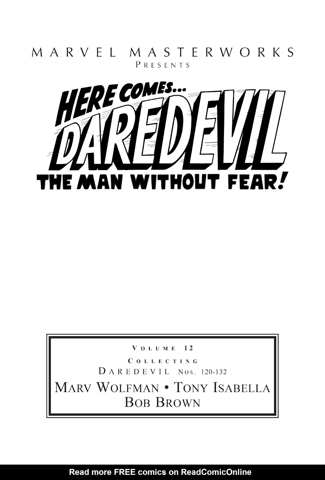 Marvel Masterworks: Daredevil issue TPB 12 - Page 2