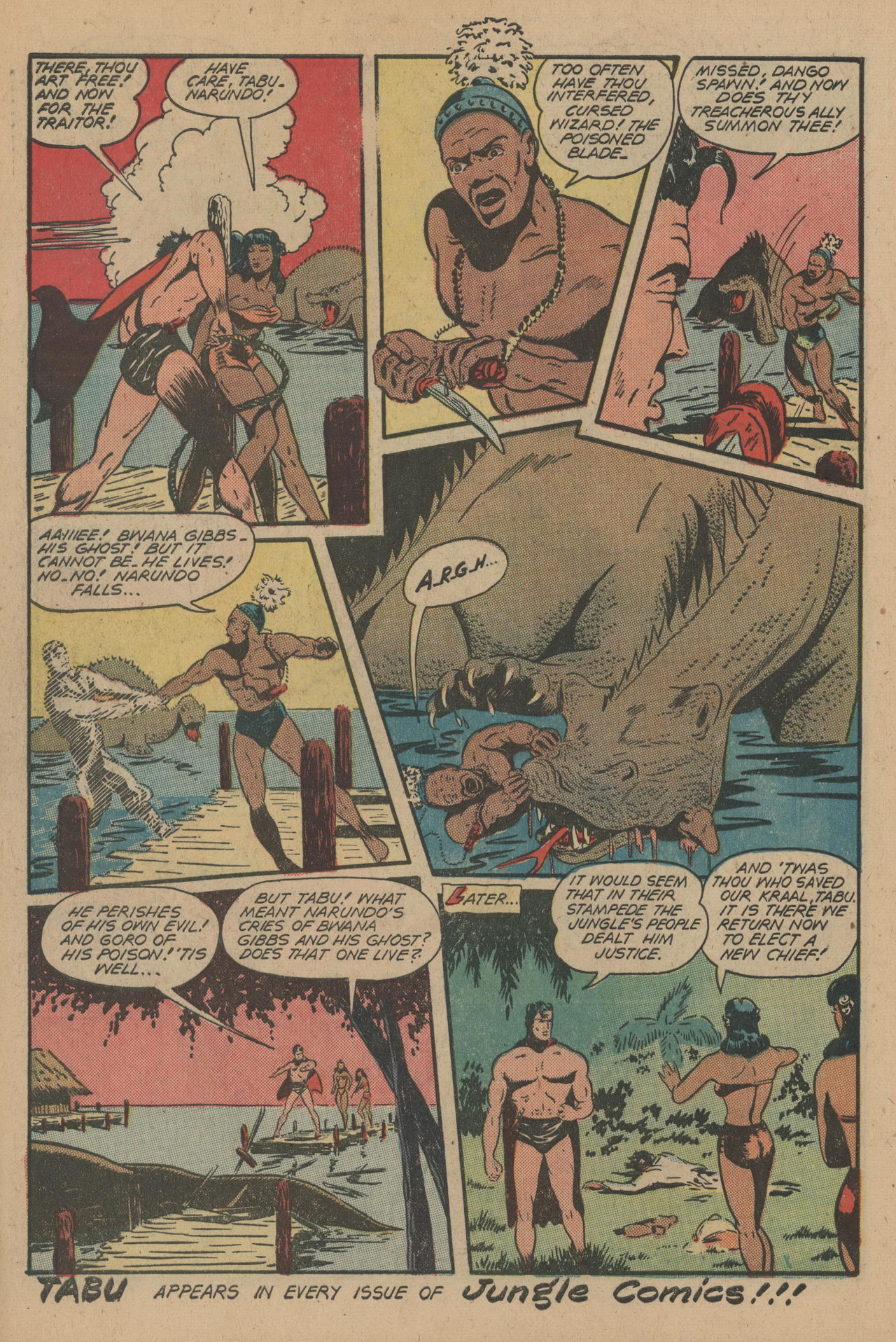 Read online Jungle Comics comic -  Issue #92 - 42