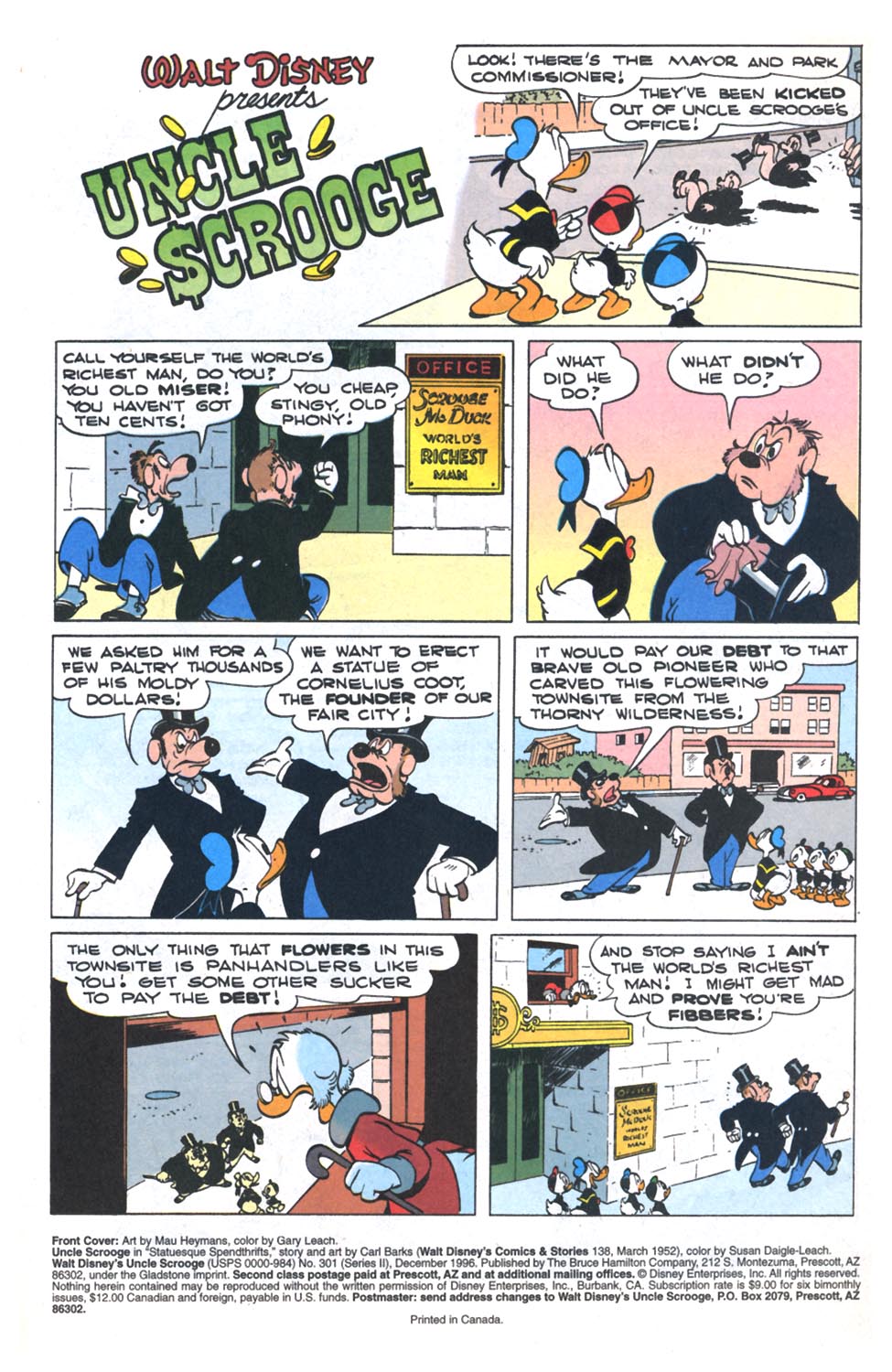 Read online Uncle Scrooge (1953) comic -  Issue #301 - 2