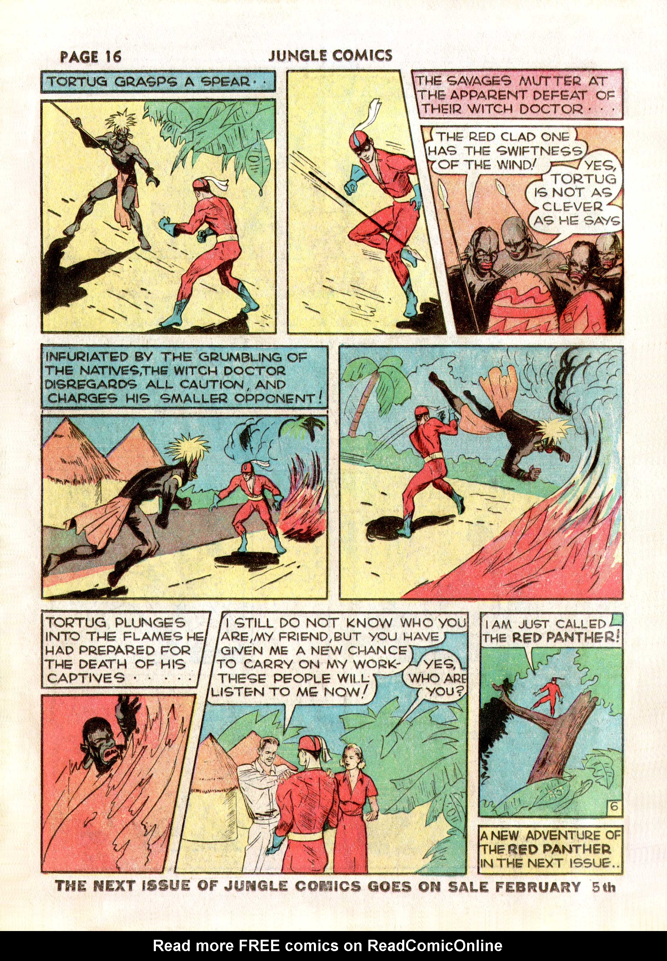 Read online Jungle Comics comic -  Issue #2 - 18