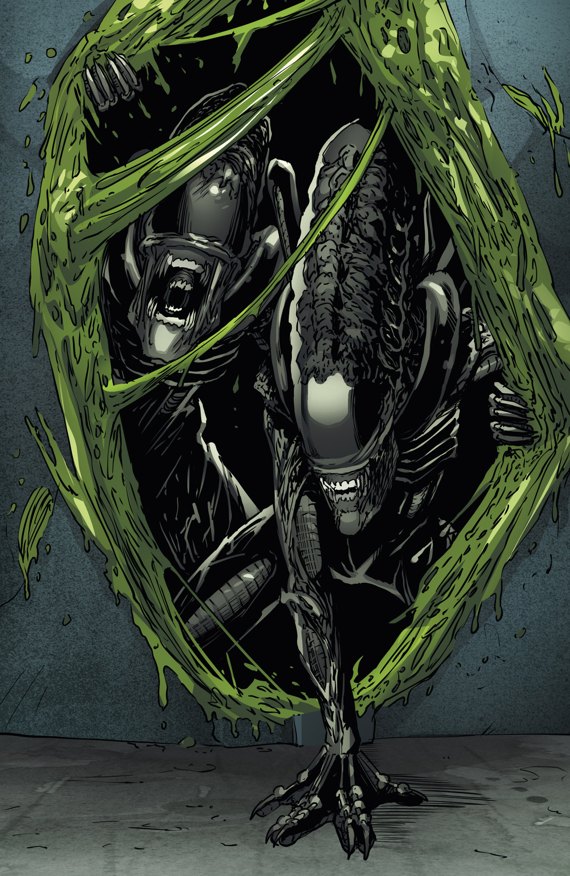 Read online Aliens/Vampirella comic -  Issue #4 - 8