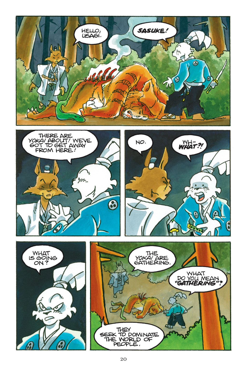 Read online Usagi Yojimbo: Yokai comic -  Issue # Full - 21