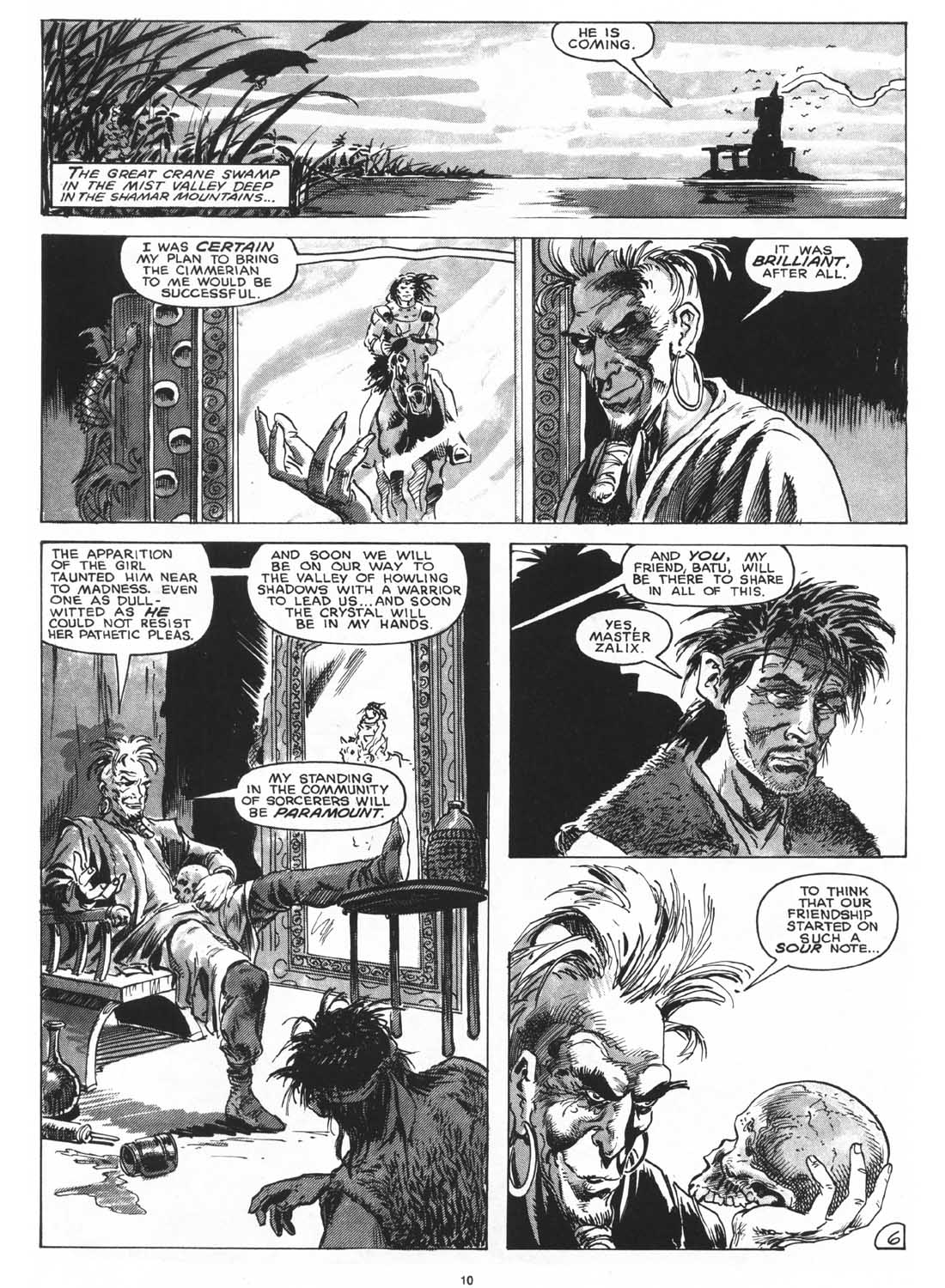 Read online The Savage Sword Of Conan comic -  Issue #161 - 12