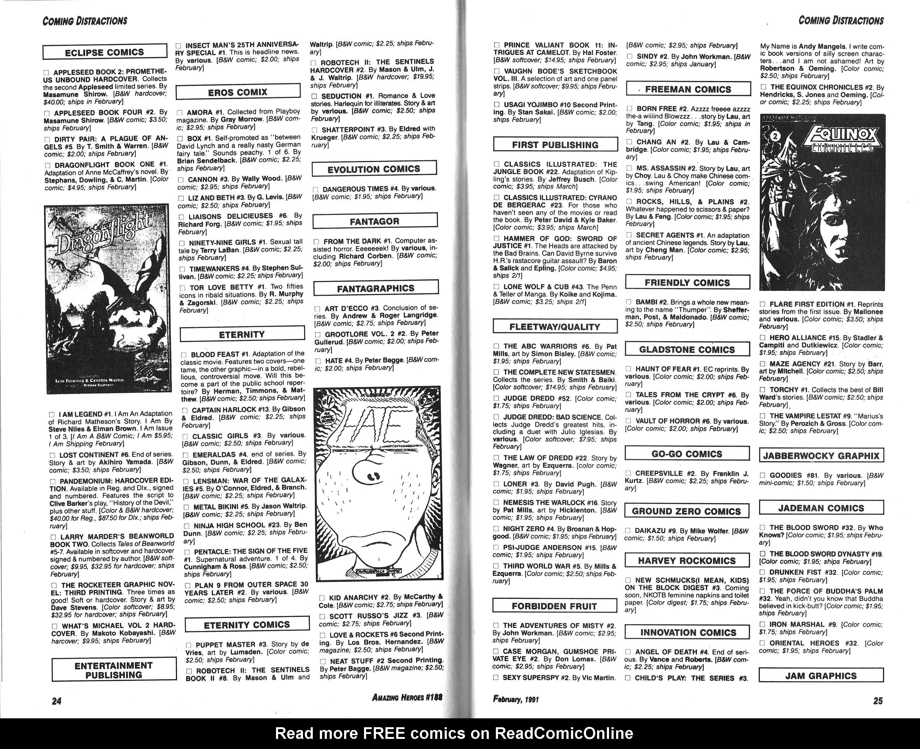 Read online Amazing Heroes comic -  Issue #188 - 13