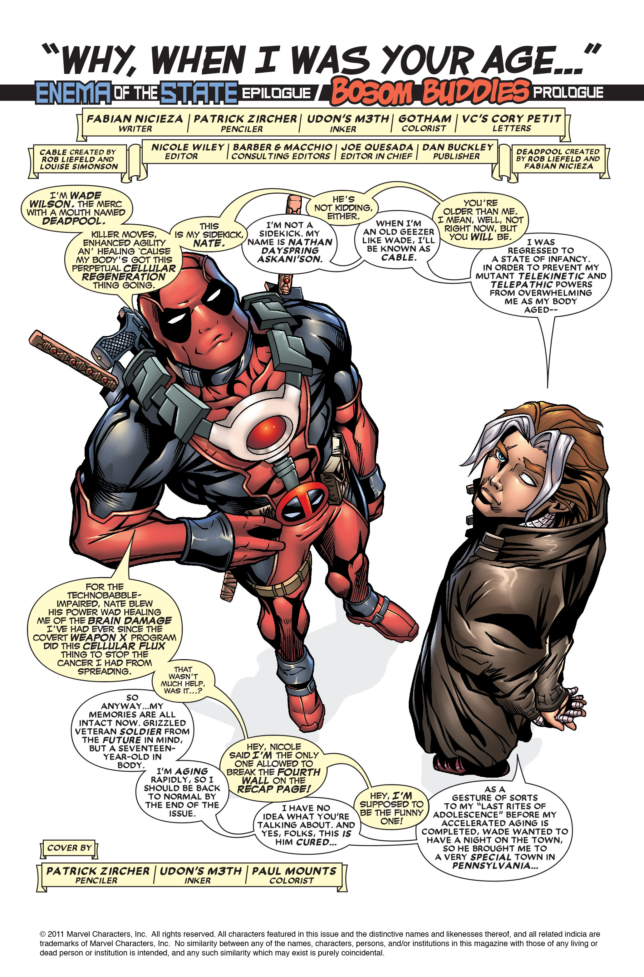 Read online Cable and Deadpool comic -  Issue #19 - 2