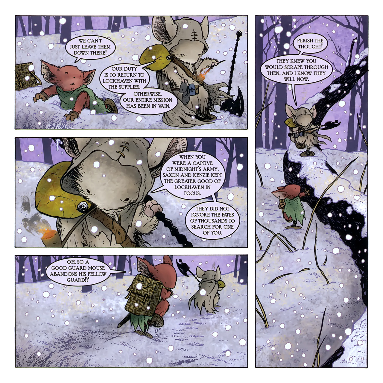 Read online Mouse Guard: Winter 1152 comic -  Issue #2 - 12