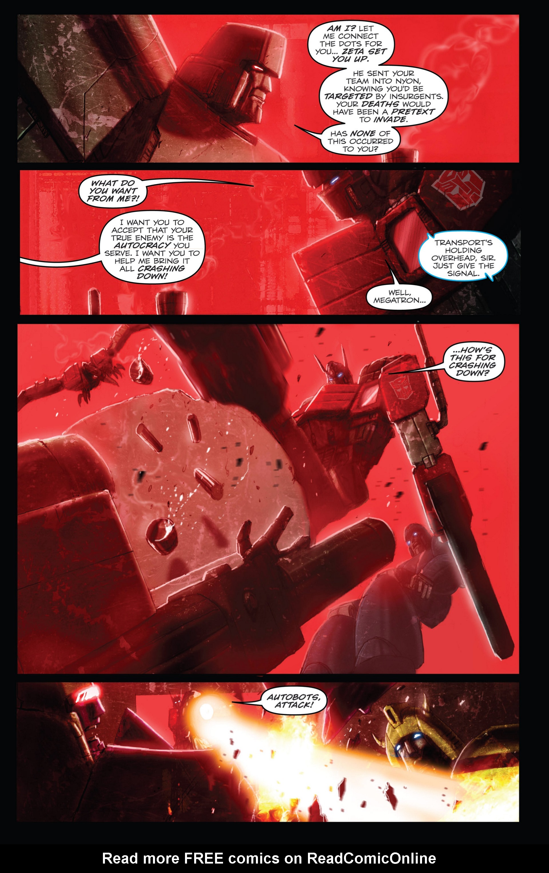 Read online Transformers: Autocracy comic -  Issue # Full - 37