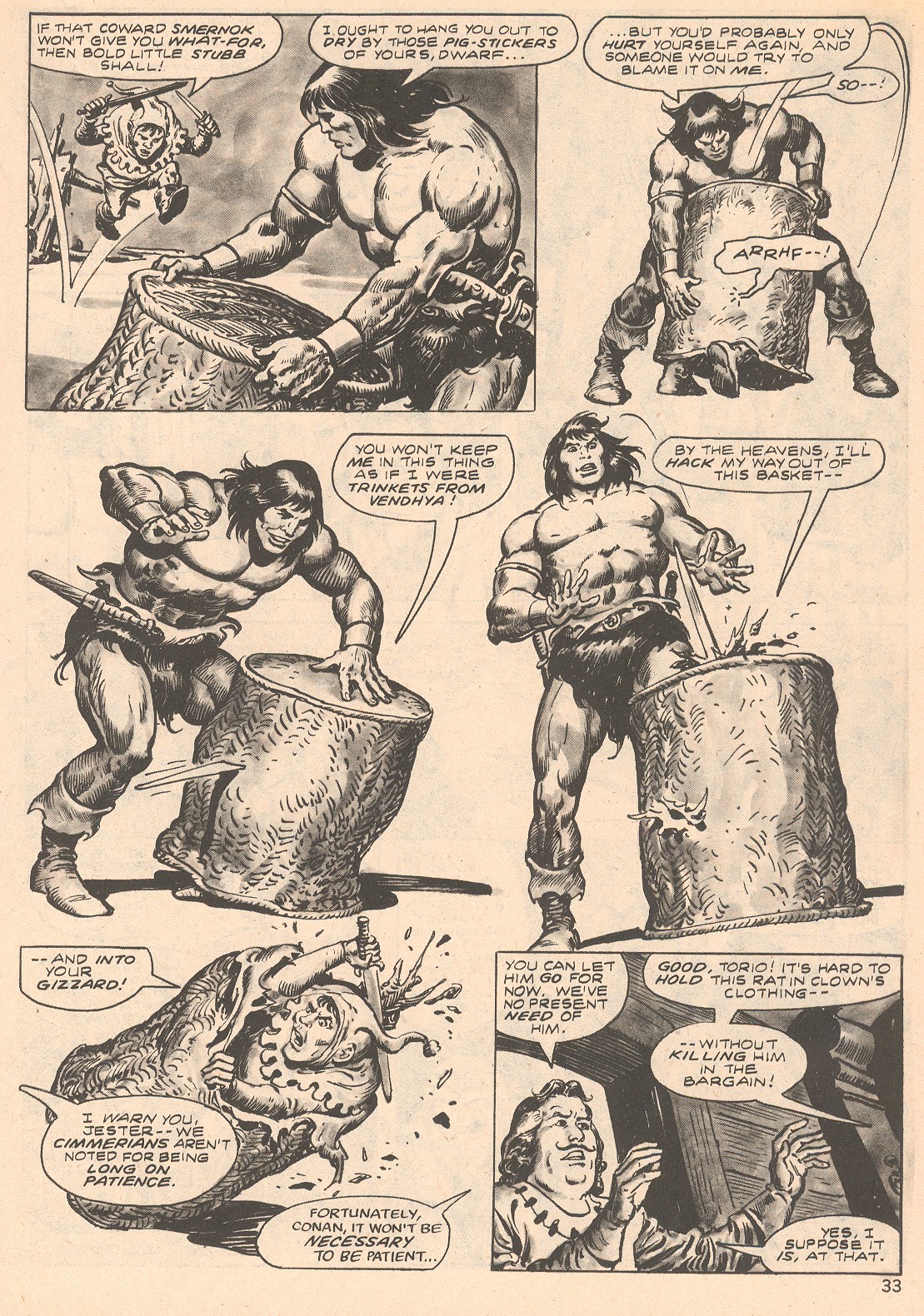 Read online The Savage Sword Of Conan comic -  Issue #66 - 33