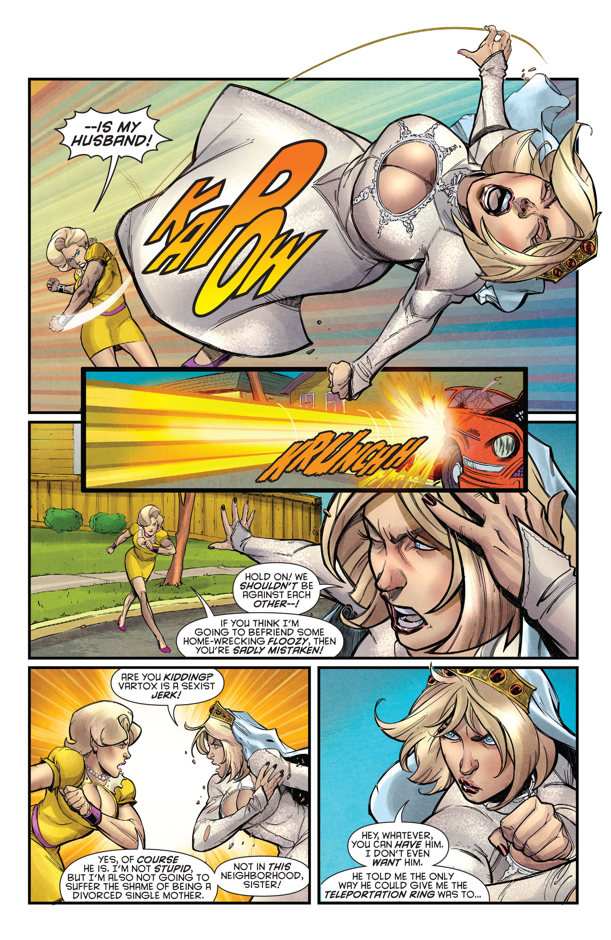 Read online Harley Quinn and Power Girl comic -  Issue #6 - 14