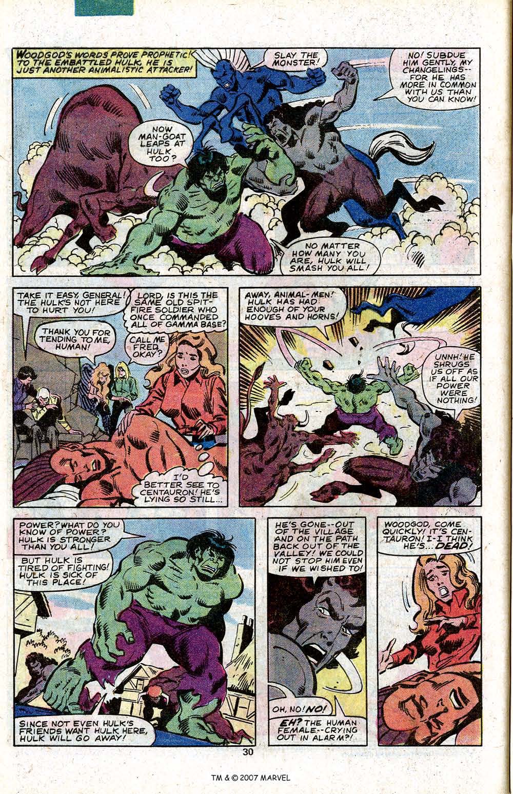 Read online The Incredible Hulk (1968) comic -  Issue #252 - 32