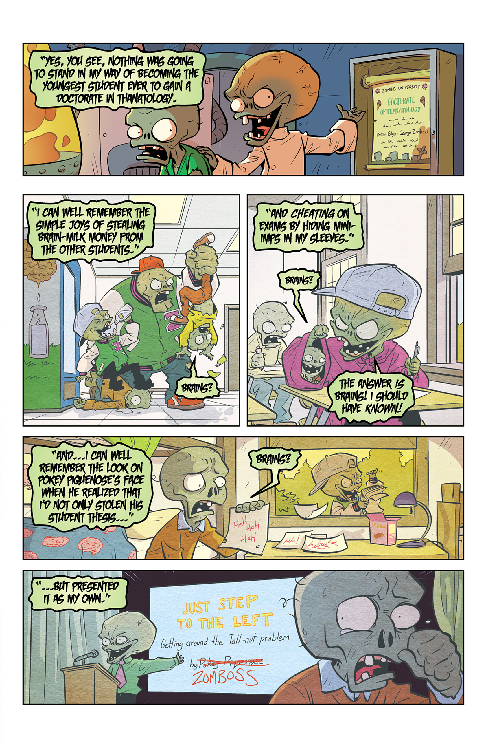 Read online Plants vs. Zombies: Bully For You comic -  Issue #1 - 17