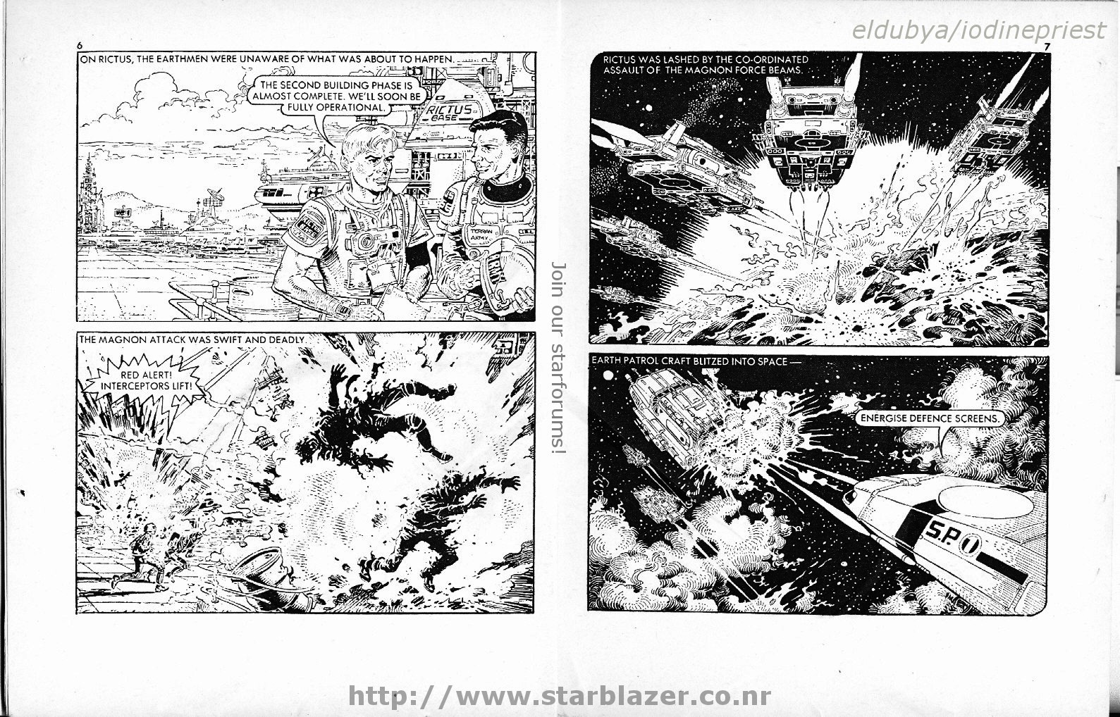 Read online Starblazer comic -  Issue #107 - 5