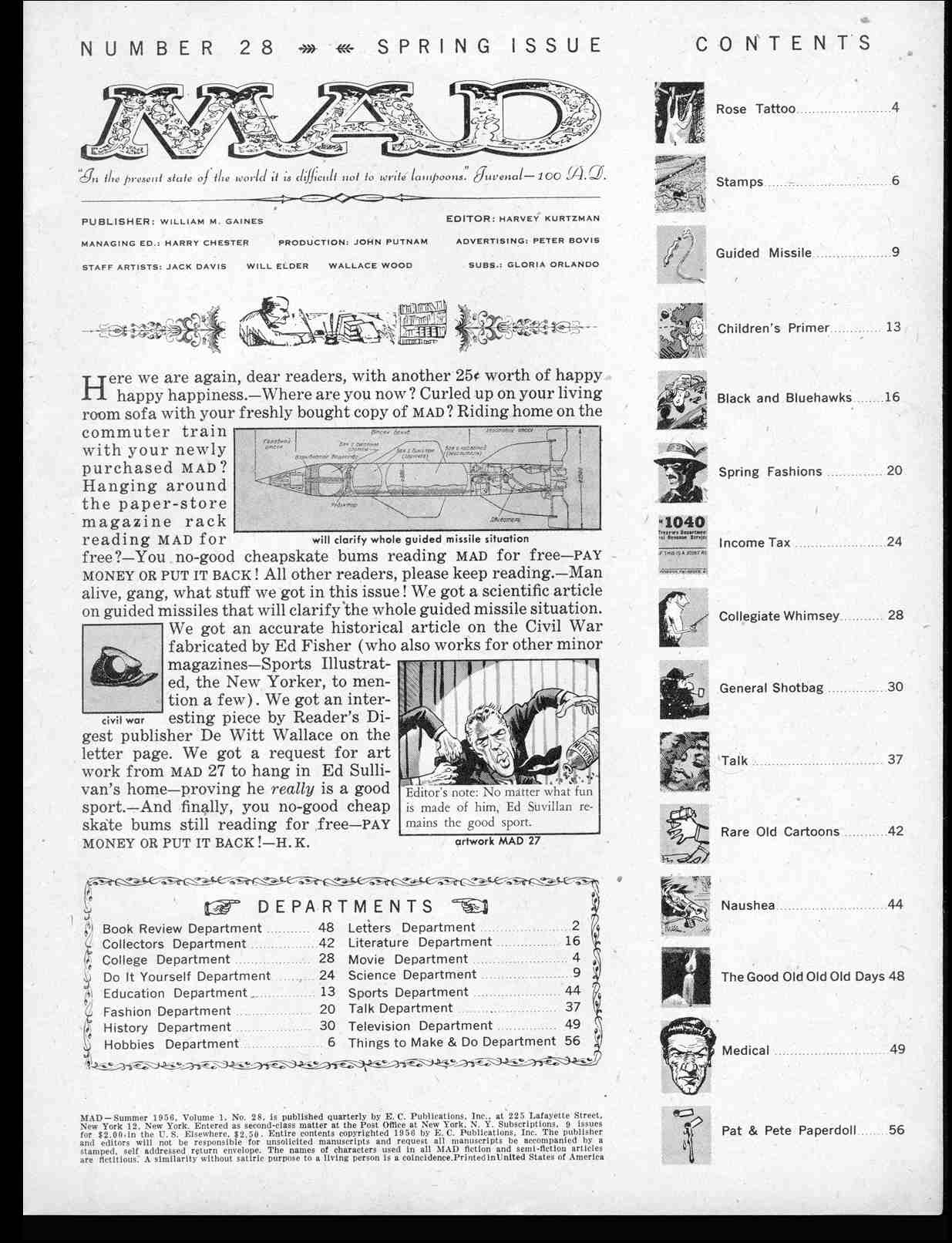 Read online MAD comic -  Issue #28 - 4