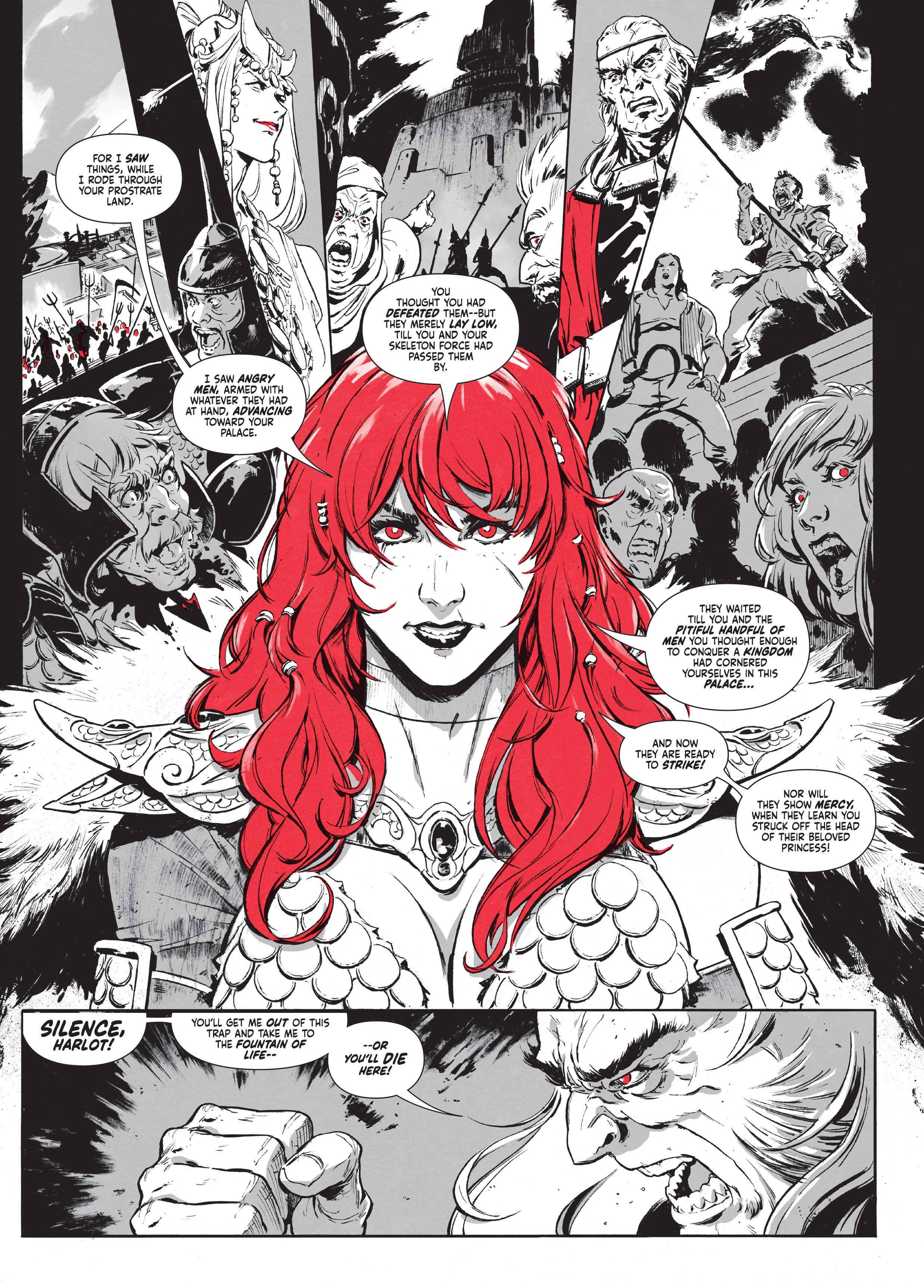 Read online Red Sonja: Ballad of the Red Goddess comic -  Issue # TPB - 43