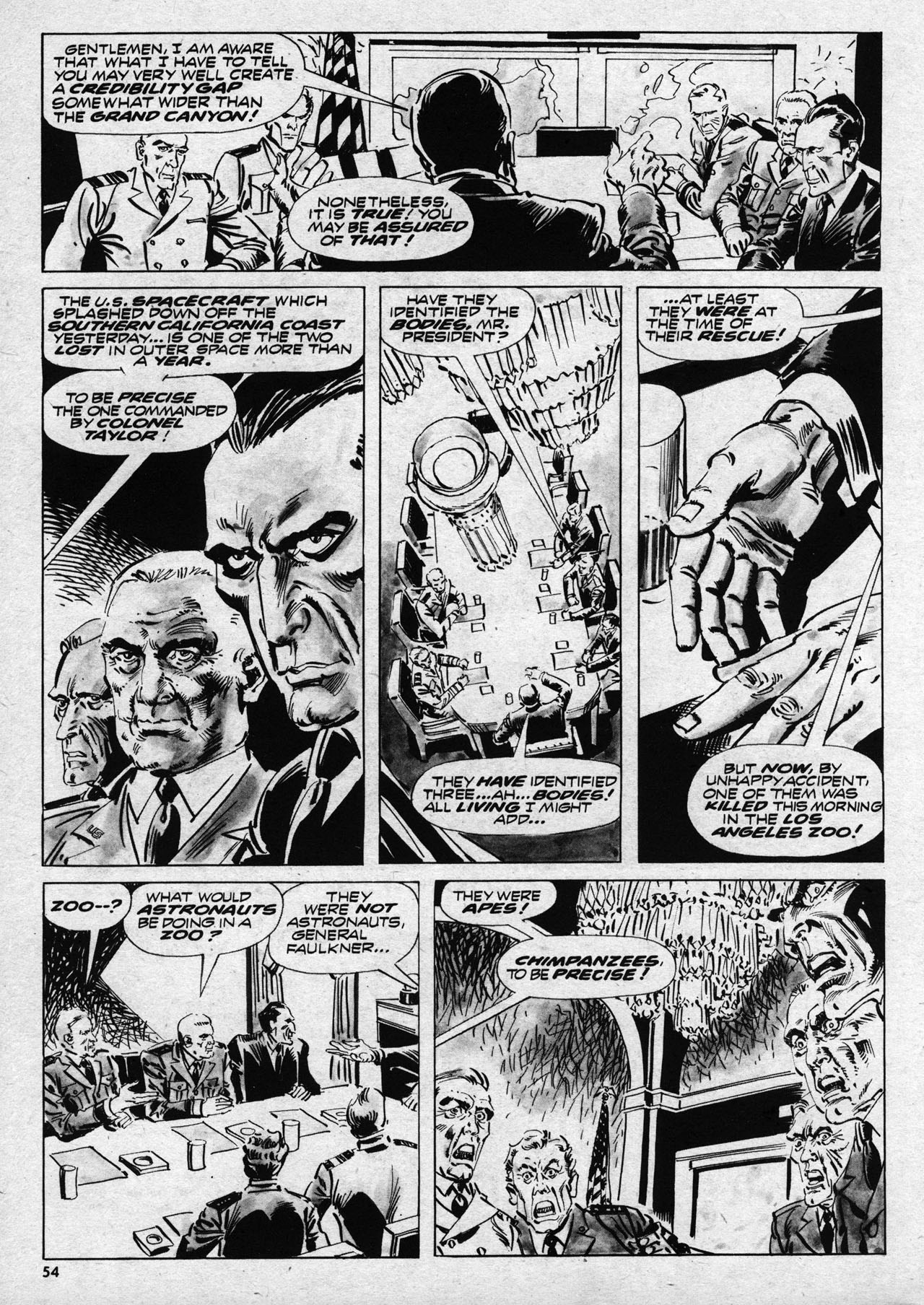 Read online Planet of the Apes comic -  Issue #13 - 54