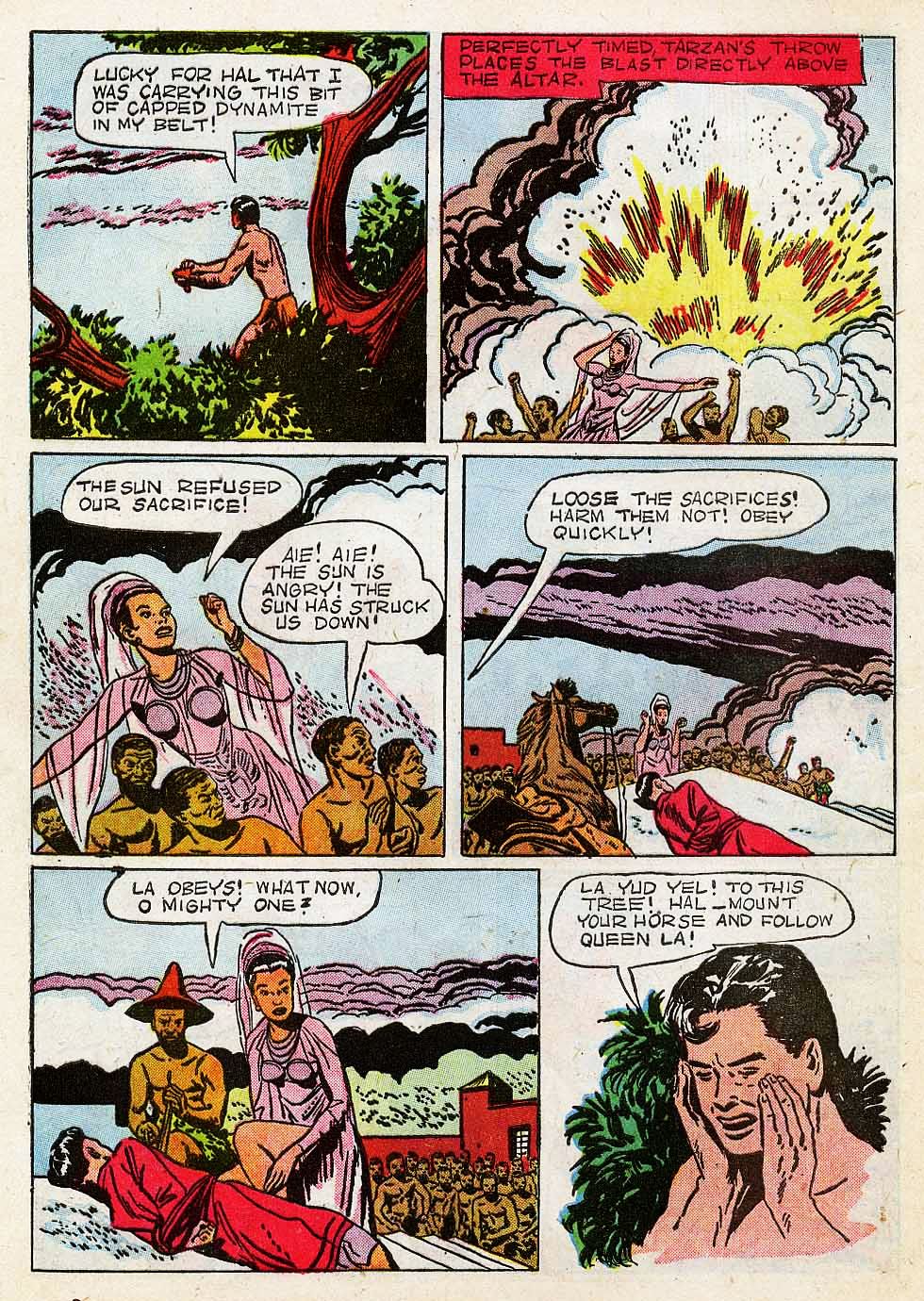 Read online Tarzan (1948) comic -  Issue #13 - 16