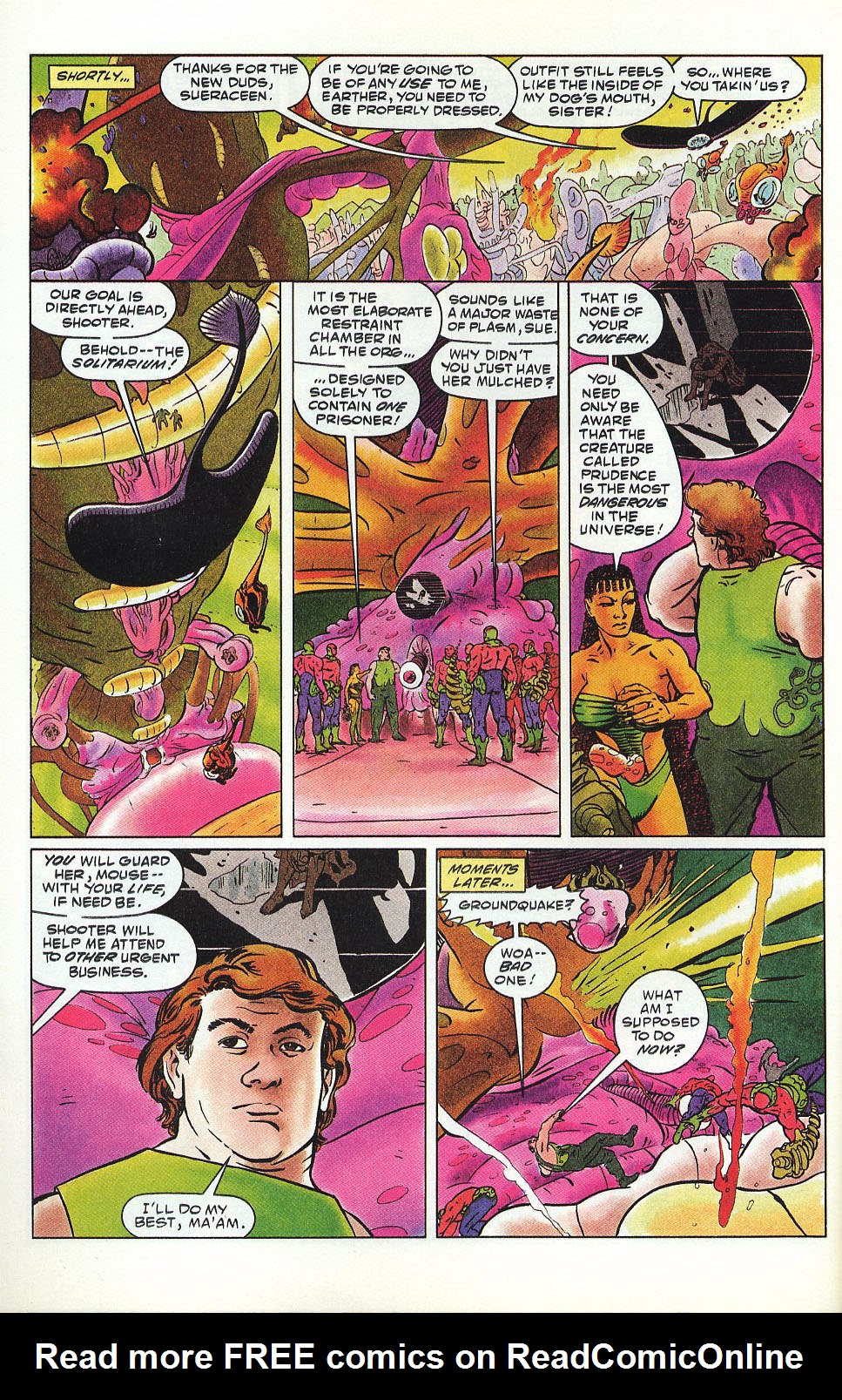 Read online Warriors of Plasm comic -  Issue #6 - 11