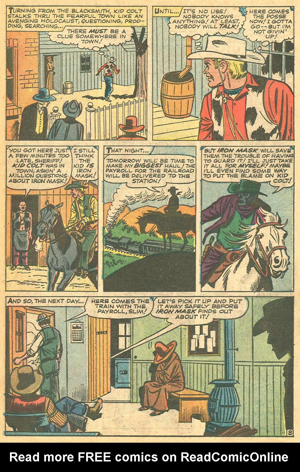 Read online Kid Colt Outlaw comic -  Issue #131 - 57