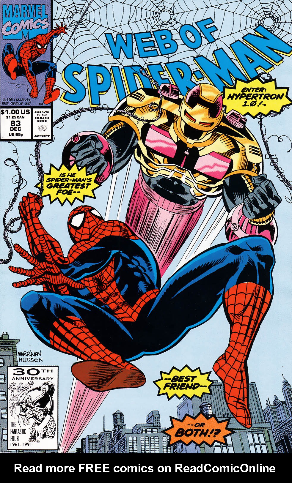 Read online Web of Spider-Man (1985) comic -  Issue #83 - 1