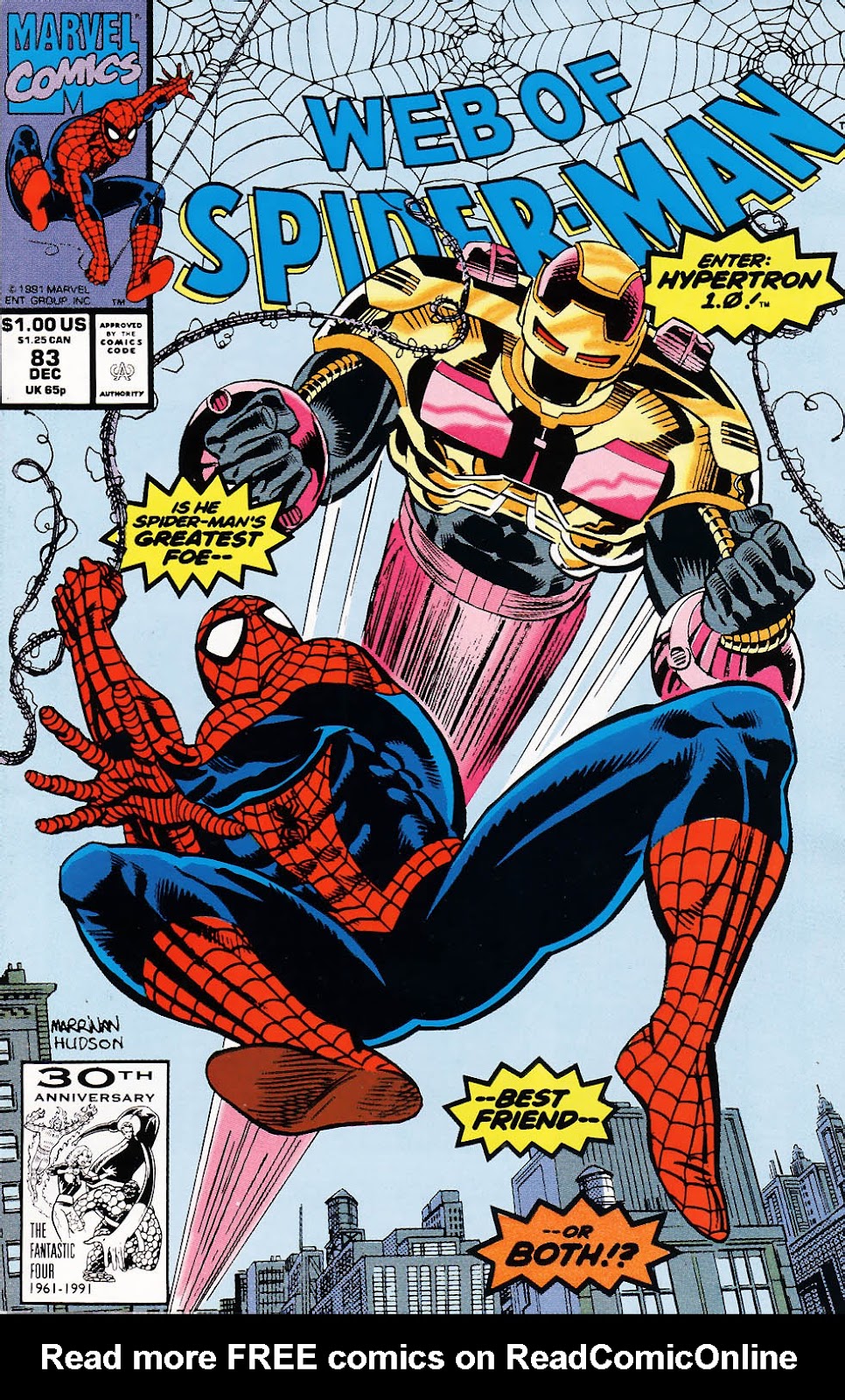 Web of Spider-Man (1985) issue 83 - Page 1