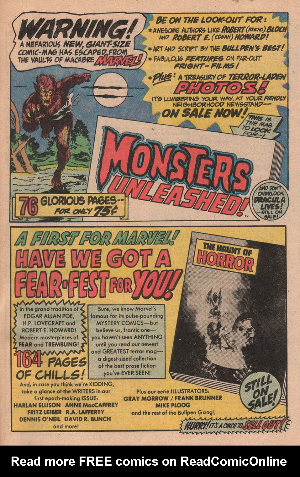 Read online Where Monsters Dwell (1970) comic -  Issue #22 - 33