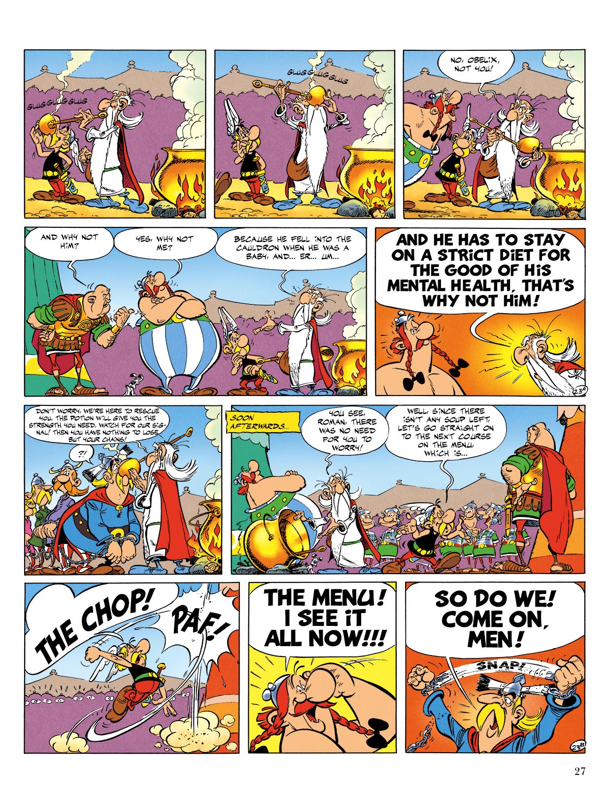 Read online Asterix comic -  Issue #25 - 28