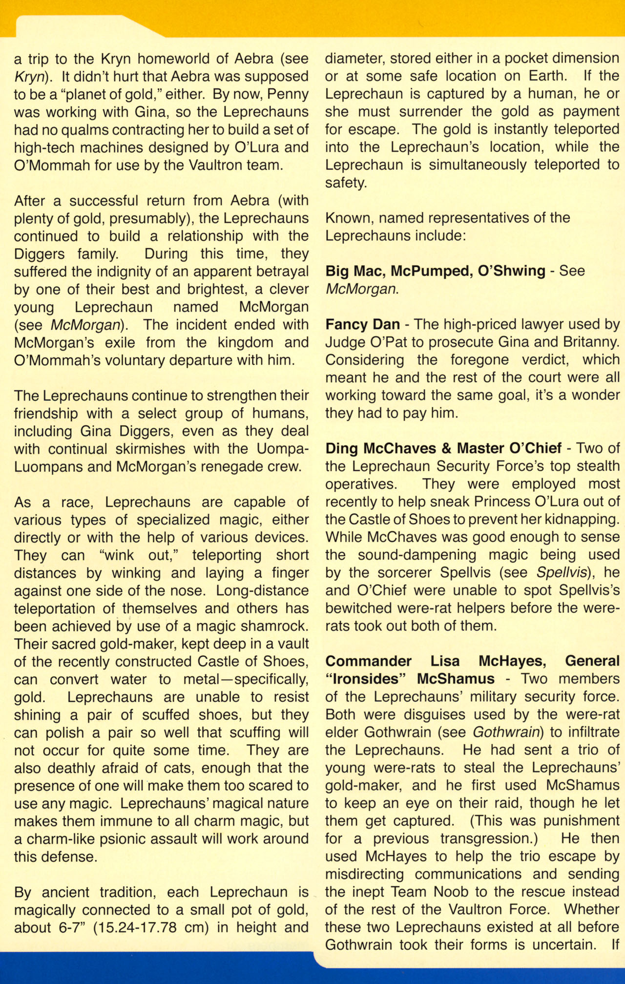 Read online Gold Digger Sourcebook: The Official Handbook of the GD Universe comic -  Issue #8 - 11