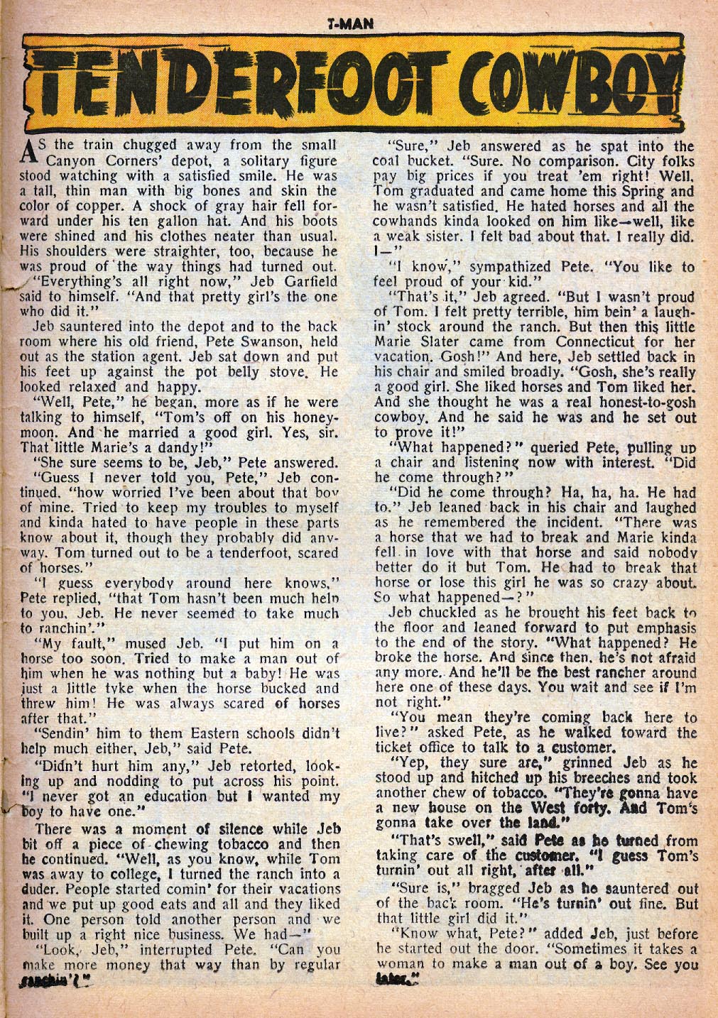 Read online T-Man: World Wide Trouble Shooter comic -  Issue #38 - 25