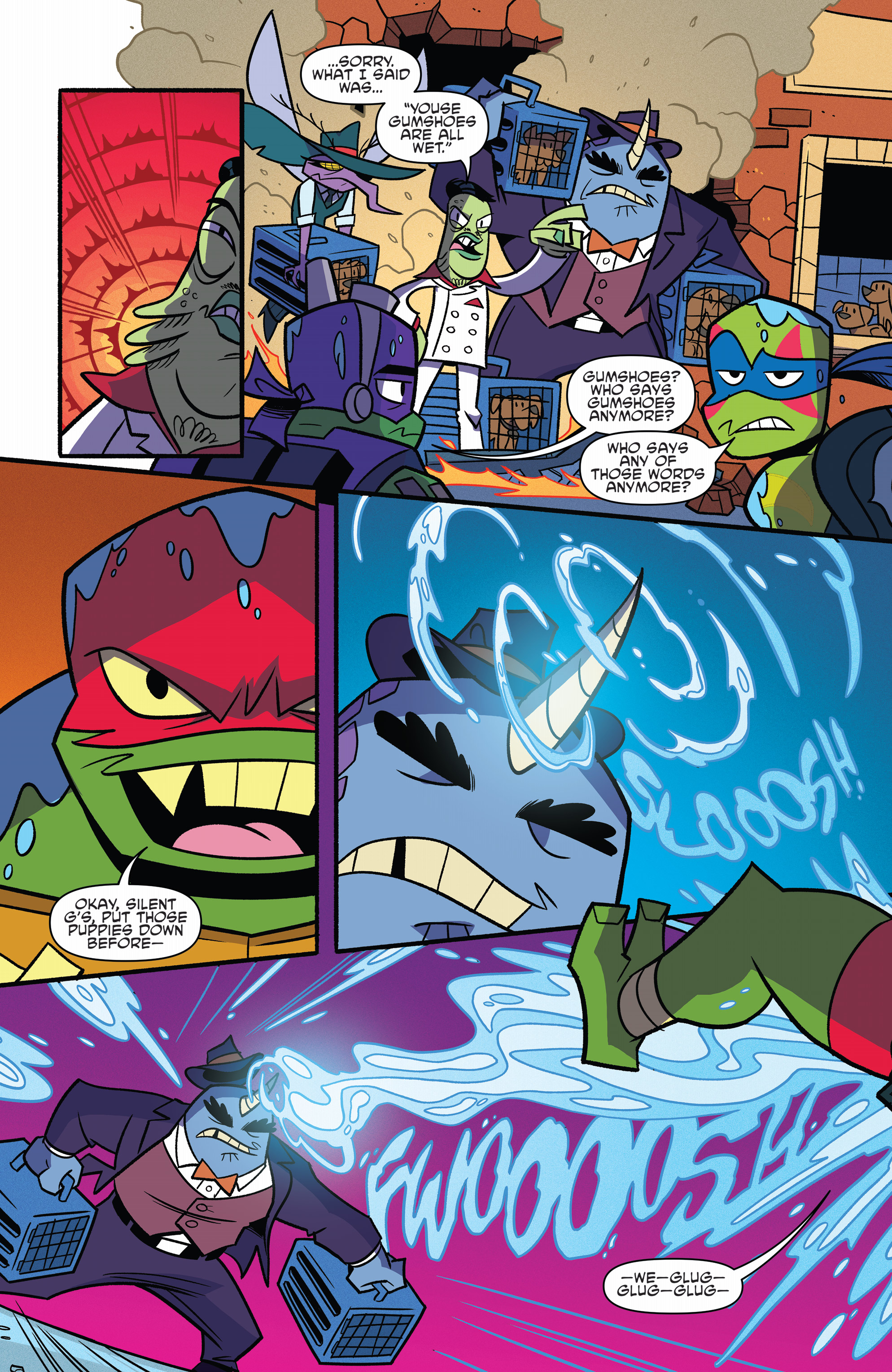 Read online Rise of the Teenage Mutant Ninja Turtles: Sound Off! comic -  Issue #1 - 18