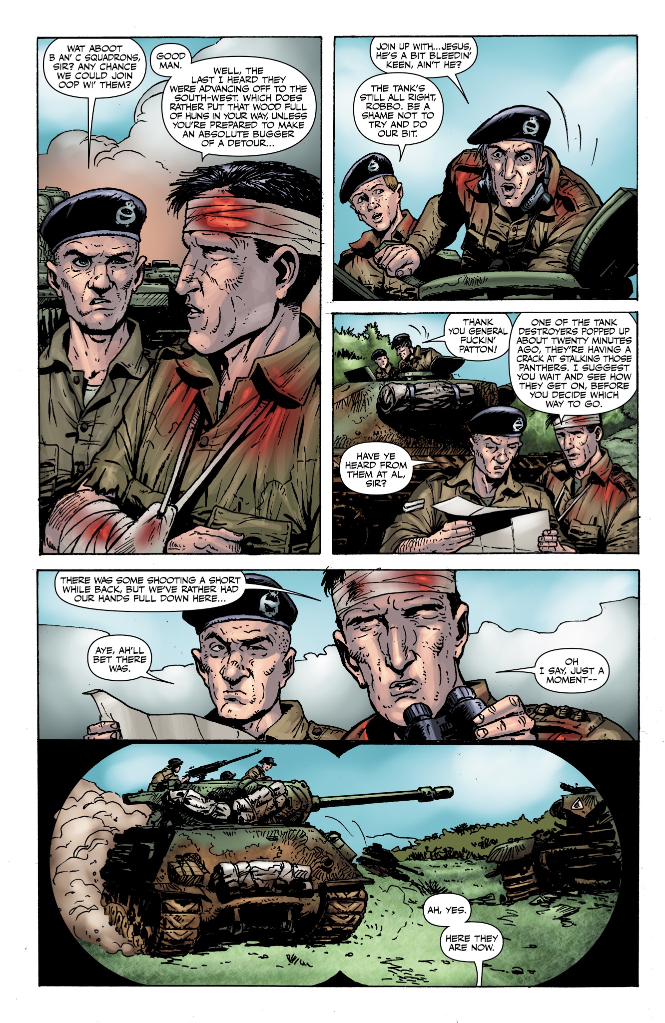 Read online Battlefields: The Tankies comic -  Issue # TPB - 35