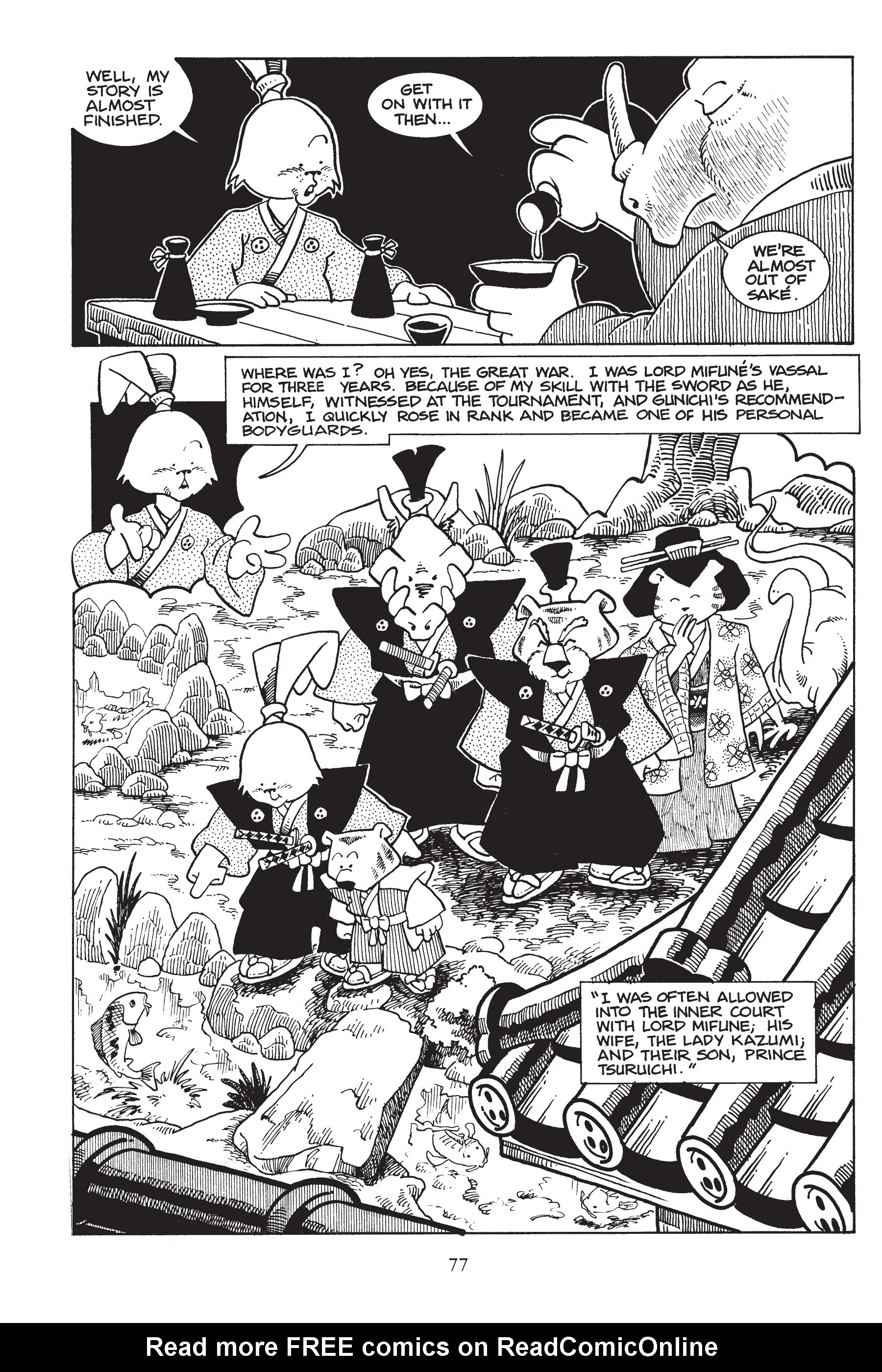 Read online Usagi Yojimbo (1987) comic -  Issue # _TPB 2 - 79